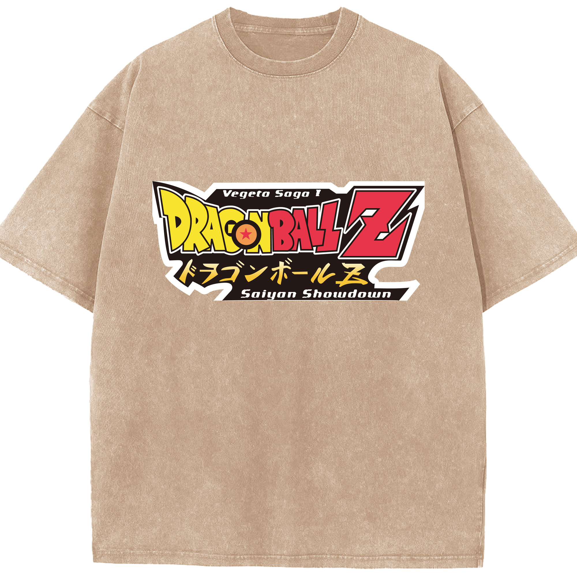 （画像用） ドラゴンボール DRAGON BALL 綿100% ヴィンテージ風 半袖Tシャツ（フロントプリント）