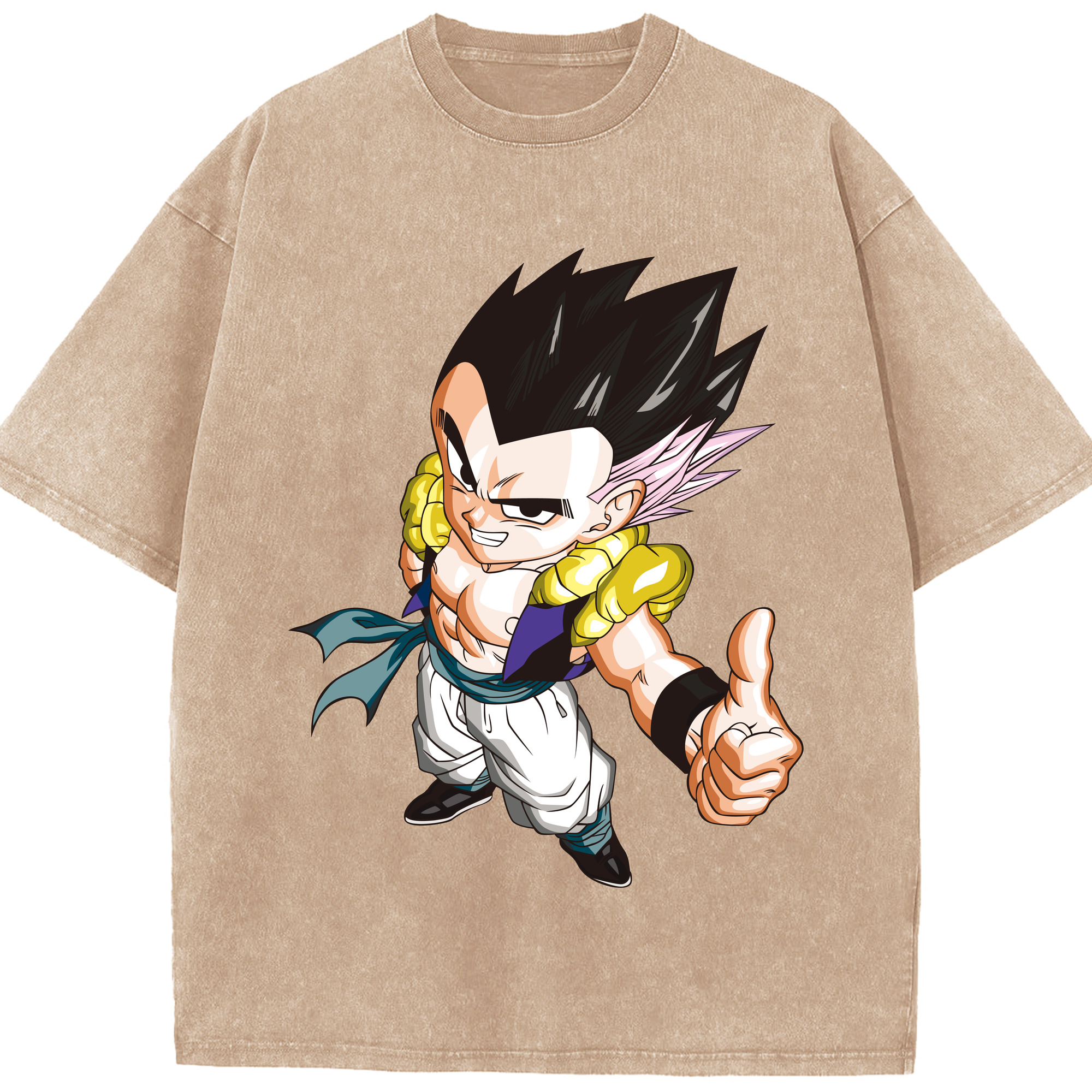 （画像用） ドラゴンボール ベジータ四世（Bejīta Yonsei）DRAGON BALL Vegeta IV 綿100% ヴィンテージ風 半袖Tシャツ（フロントプリント）