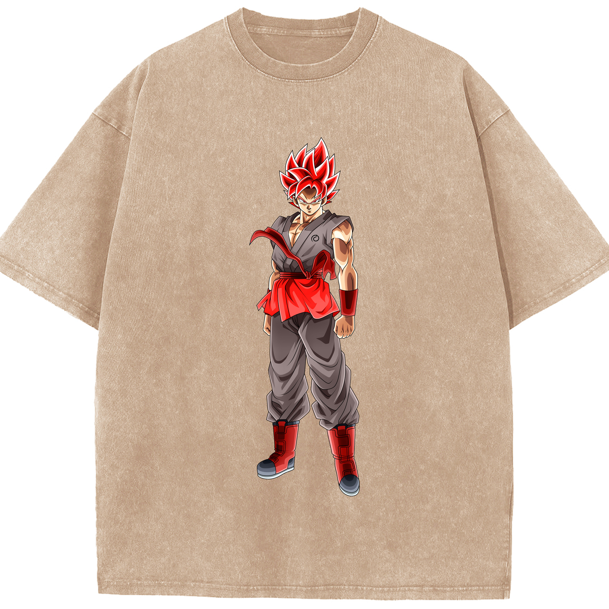 （画像用） ドラゴンボール 孫 悟飯（そんごはん）DRAGON BALL Son Gohan 綿100% ヴィンテージ風 半袖Tシャツ（フロントプリント）