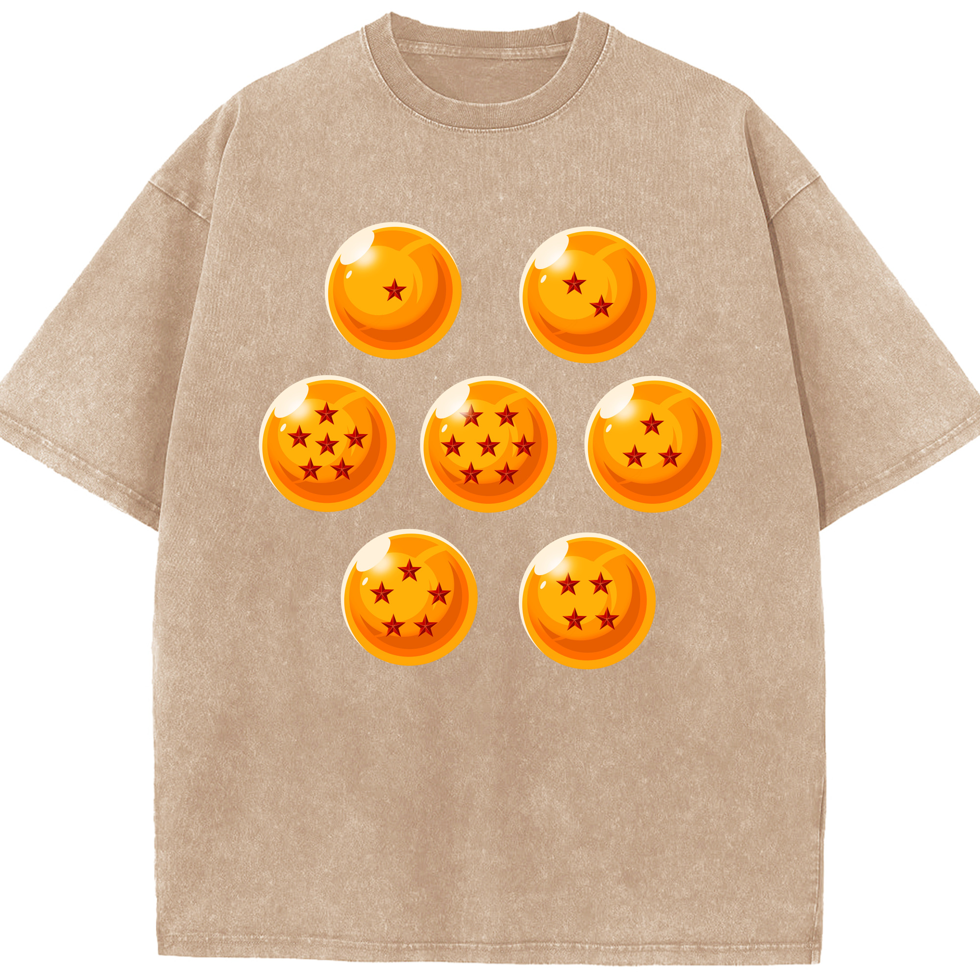 （画像用） ドラゴンボール DRAGON BALL 綿100% ヴィンテージ風 半袖Tシャツ（フロントプリント）