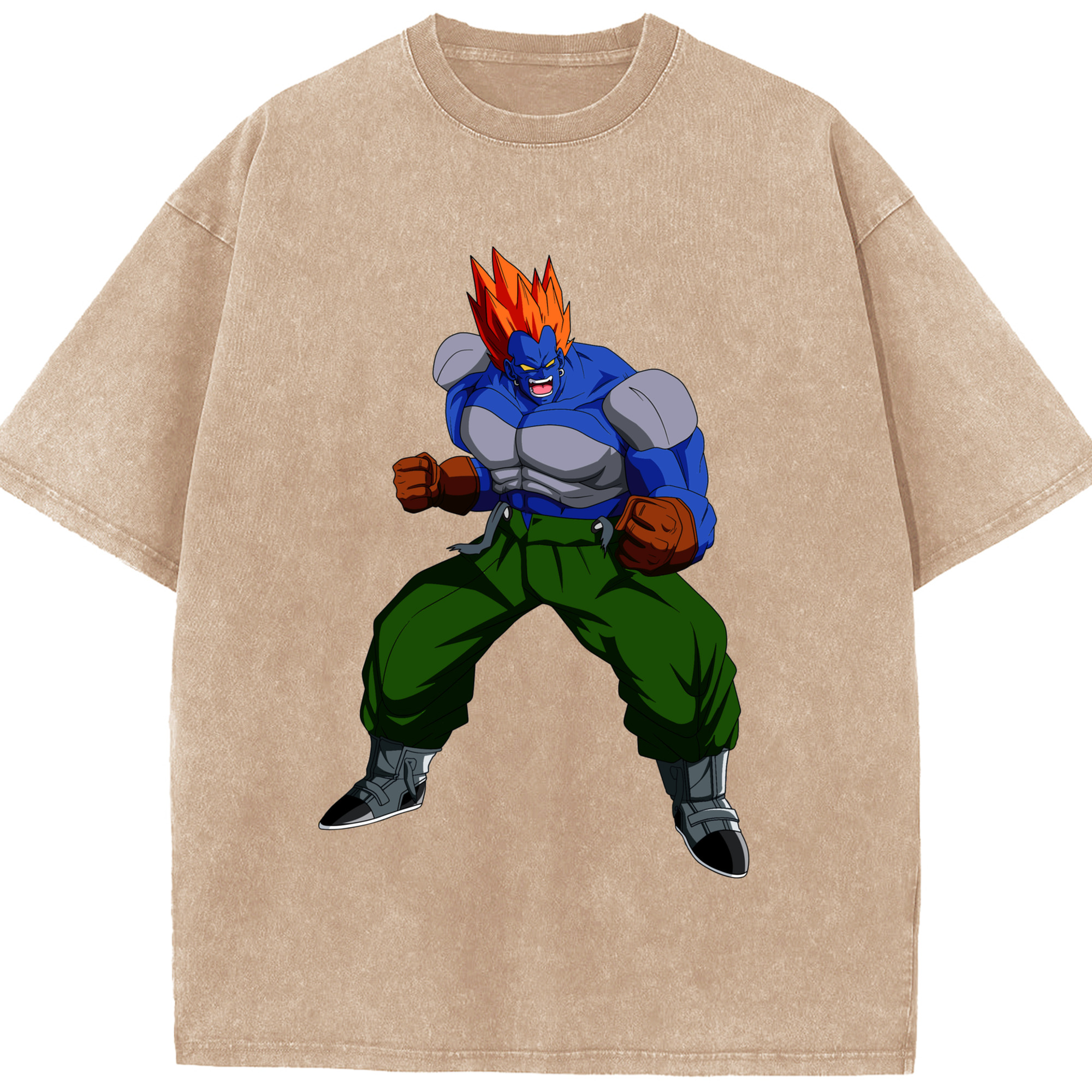 （画像用） ドラゴンボール DRAGON BALL 綿100% ヴィンテージ風 半袖Tシャツ（フロントプリント）