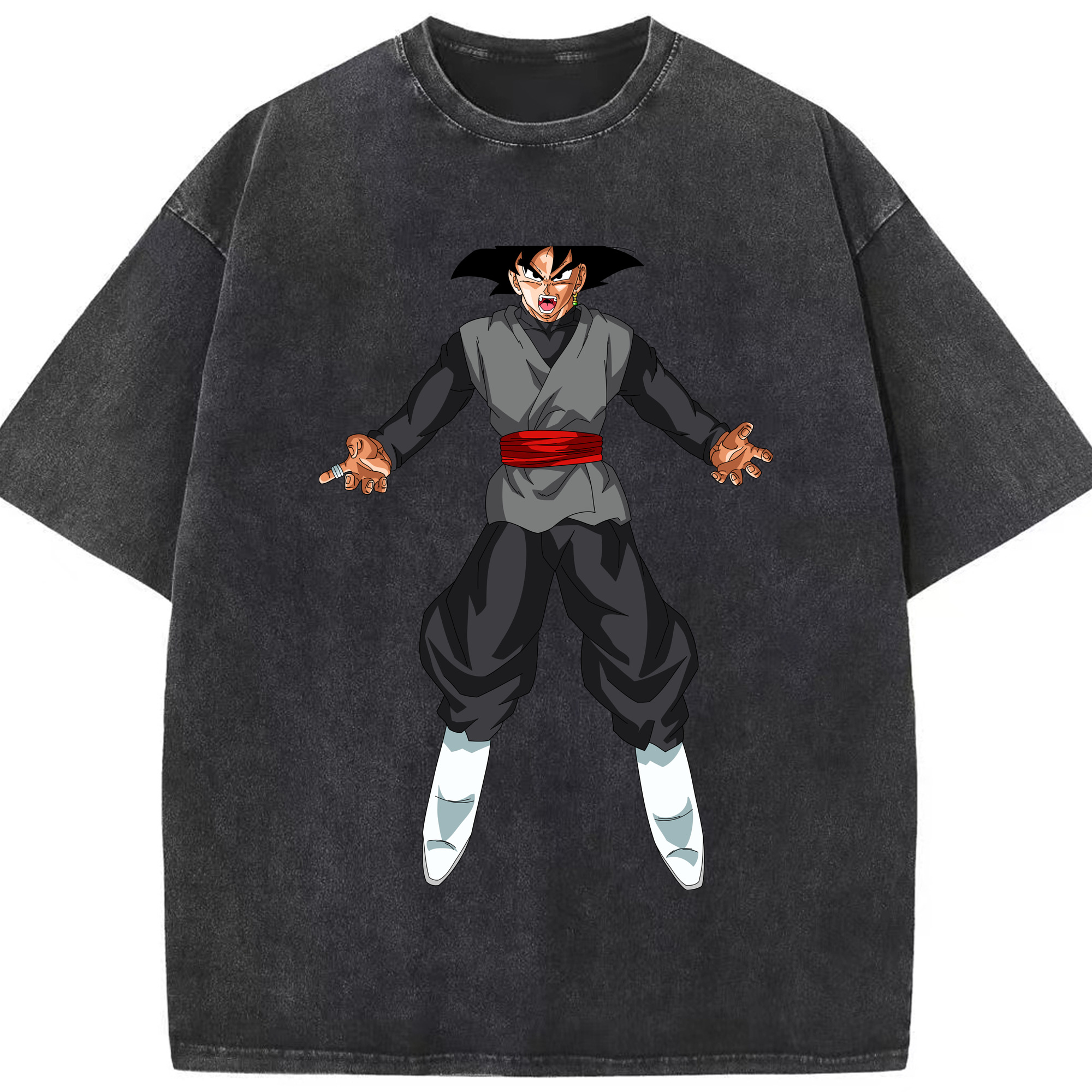 （画像用） ドラゴンボール ベジータ四世（Bejīta Yonsei）DRAGON BALL Vegeta IV 綿100% ヴィンテージ風 半袖Tシャツ（フロントプリント）