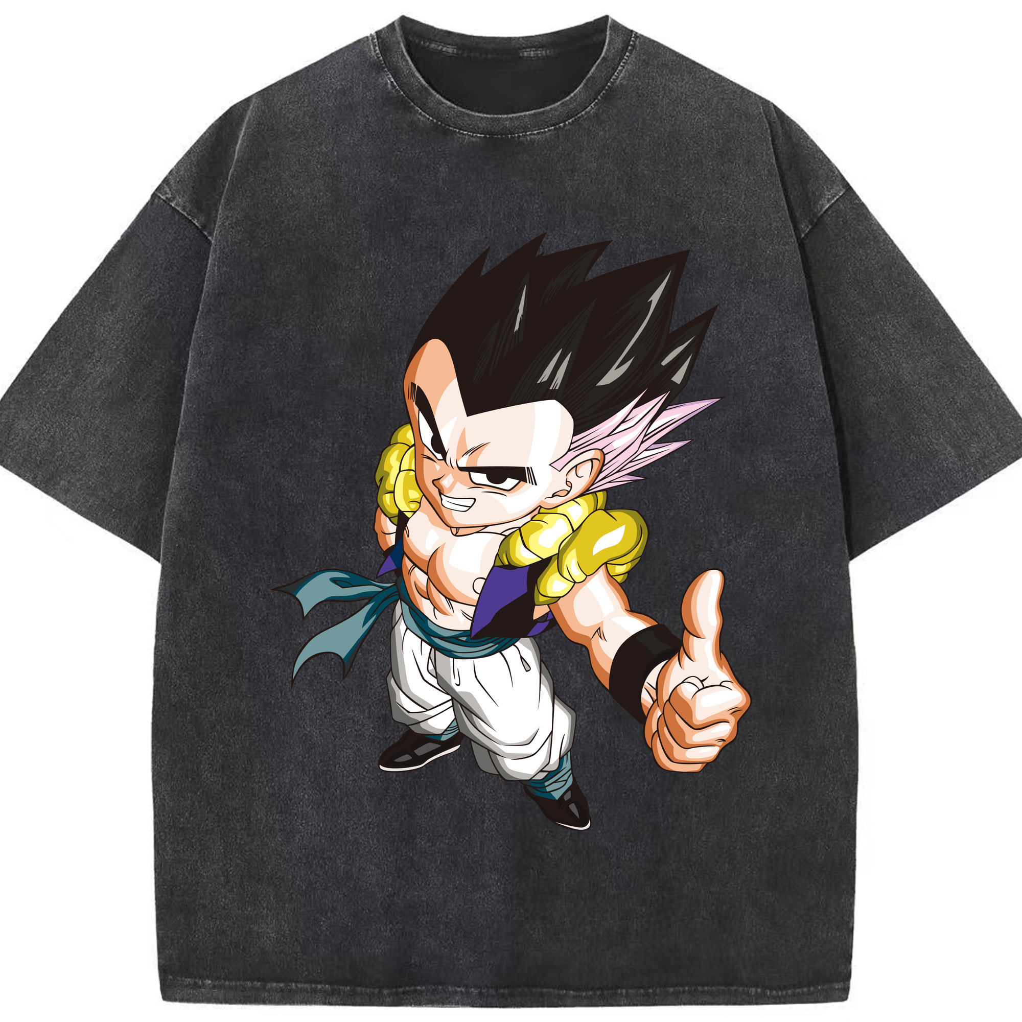 （画像用） ドラゴンボール ベジータ四世（Bejīta Yonsei）DRAGON BALL Vegeta IV 綿100% ヴィンテージ風 半袖Tシャツ（フロントプリント）