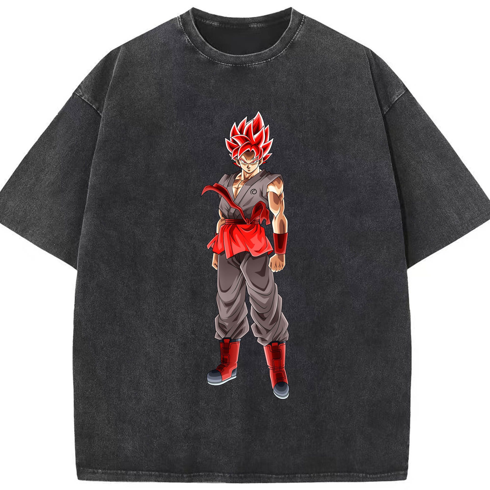 （画像用） ドラゴンボール 孫 悟飯（そんごはん）DRAGON BALL Son Gohan 綿100% ヴィンテージ風 半袖Tシャツ（フロントプリント）