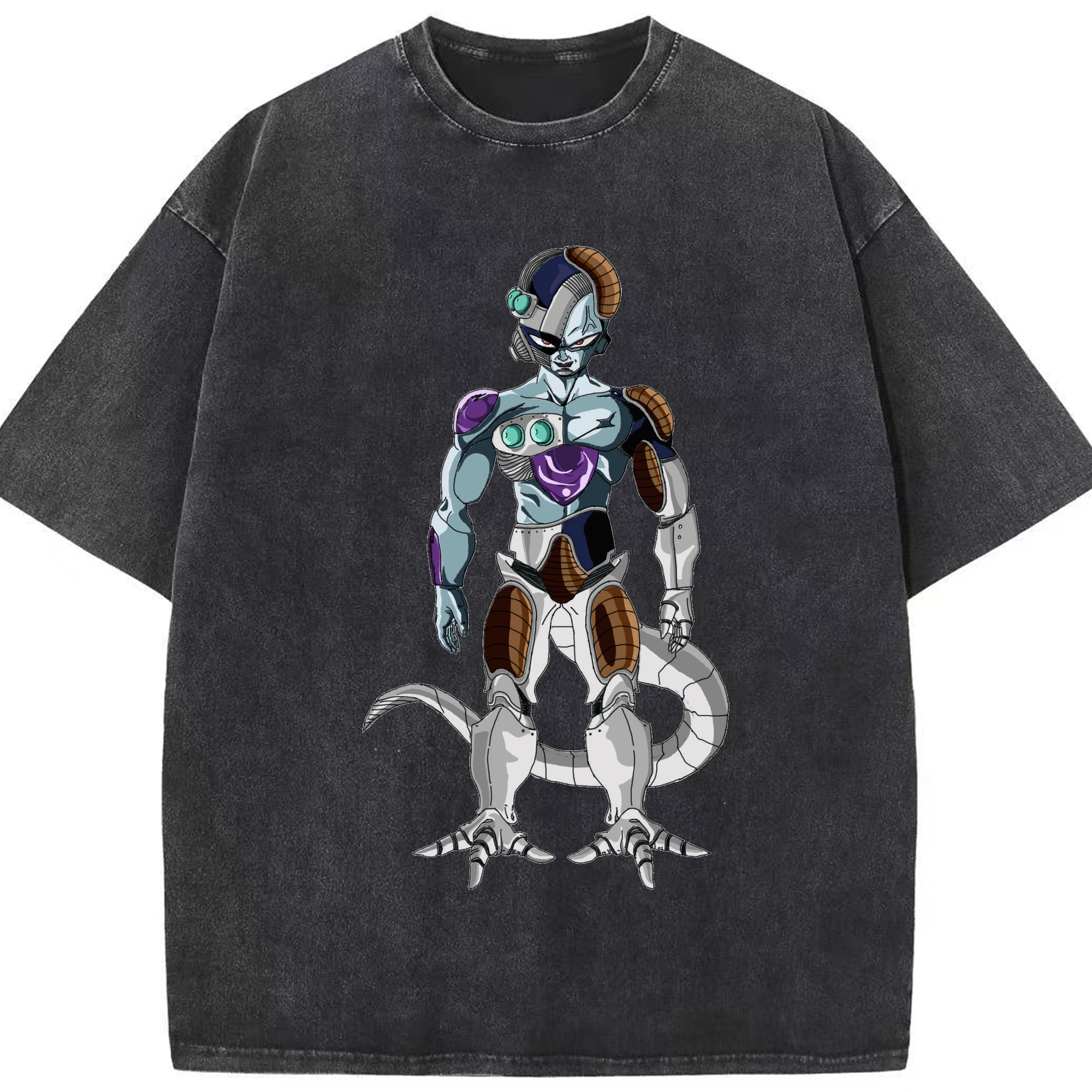 （画像用） ドラゴンボール クウラ DRAGON BALL Cooler Coora 綿100% ヴィンテージ風 半袖Tシャツ（フロントプリント）