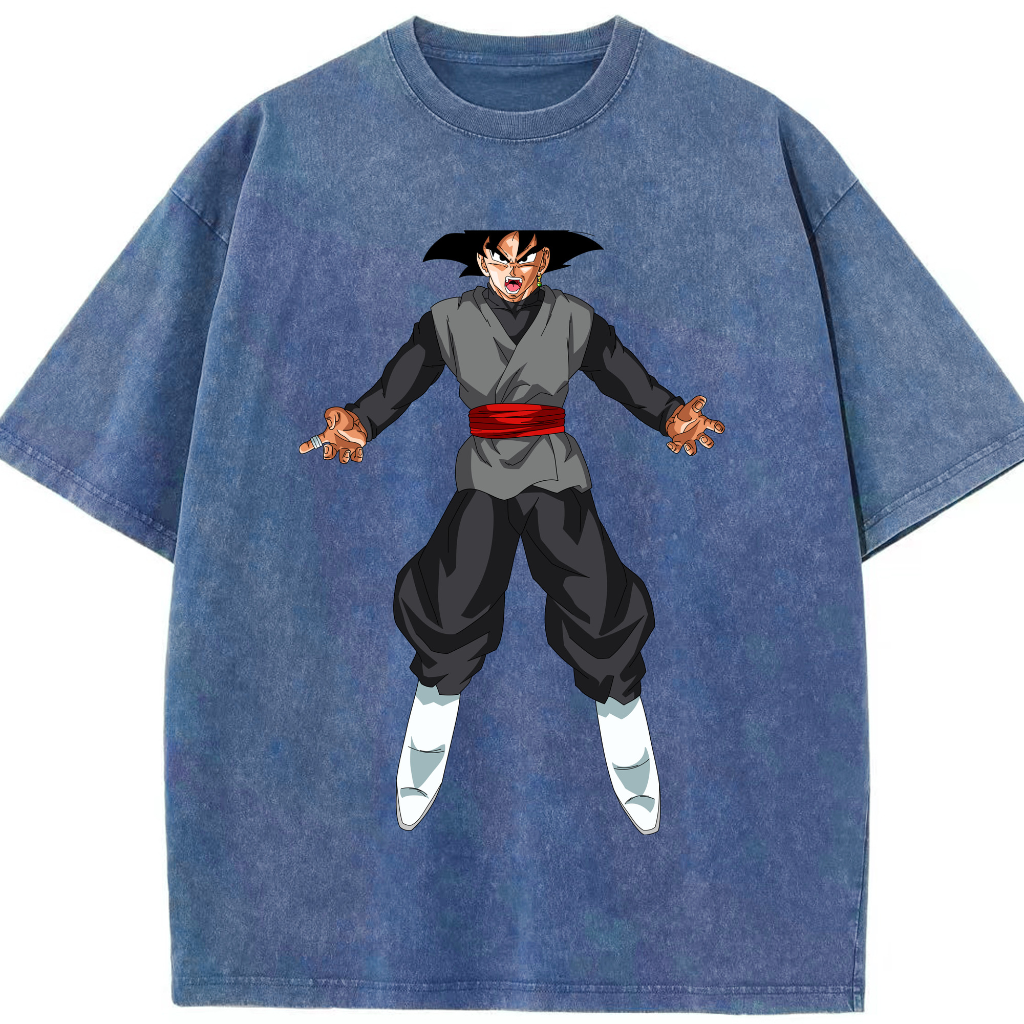 （画像用） ドラゴンボール ベジータ四世（Bejīta Yonsei）DRAGON BALL Vegeta IV 綿100% ヴィンテージ風 半袖Tシャツ（フロントプリント）