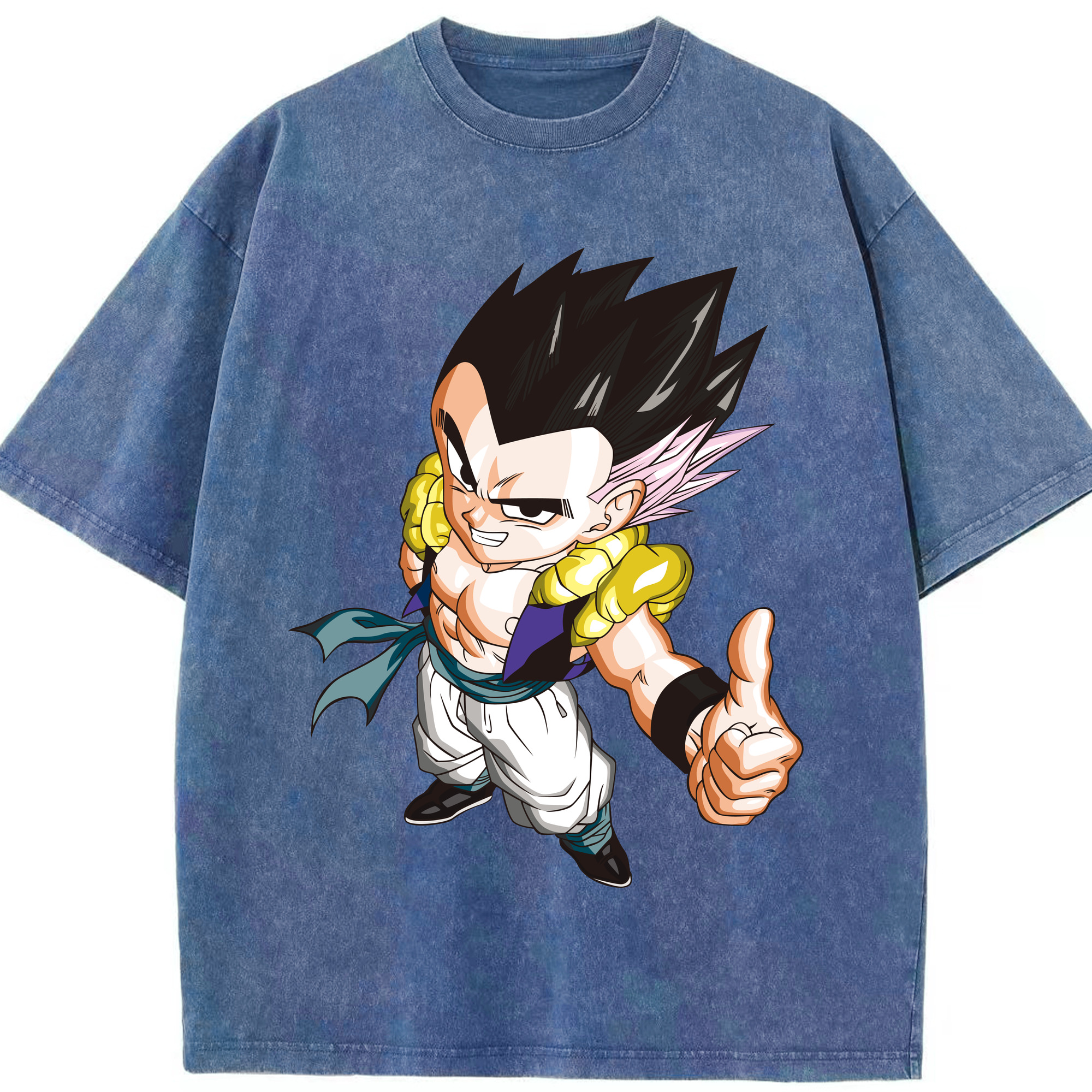 （画像用） ドラゴンボール ベジータ四世（Bejīta Yonsei）DRAGON BALL Vegeta IV 綿100% ヴィンテージ風 半袖Tシャツ（フロントプリント）