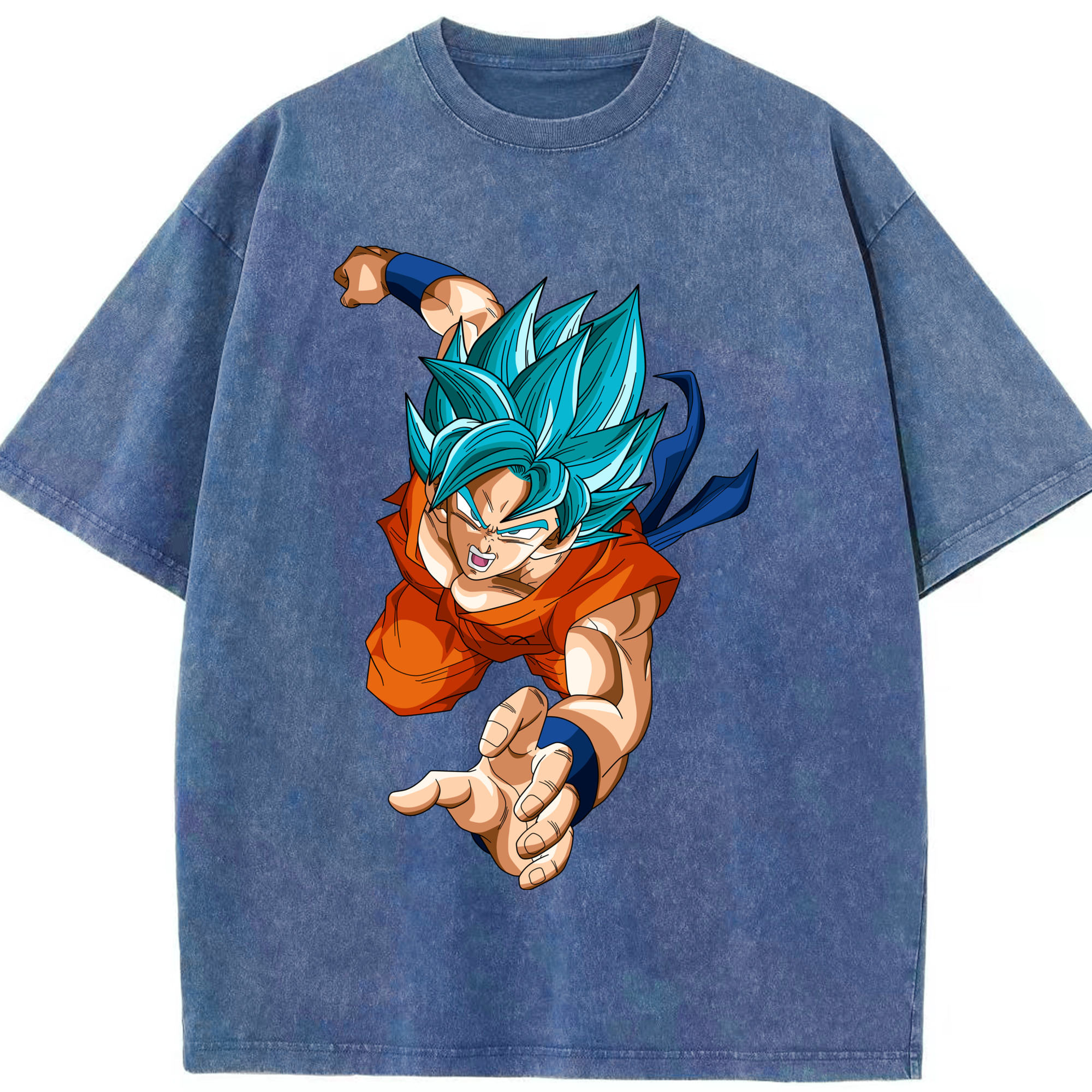 （画像用） ドラゴンボール ベジット DRAGON BALL Vegetto 綿100% ヴィンテージ風 半袖Tシャツ（フロントプリント）