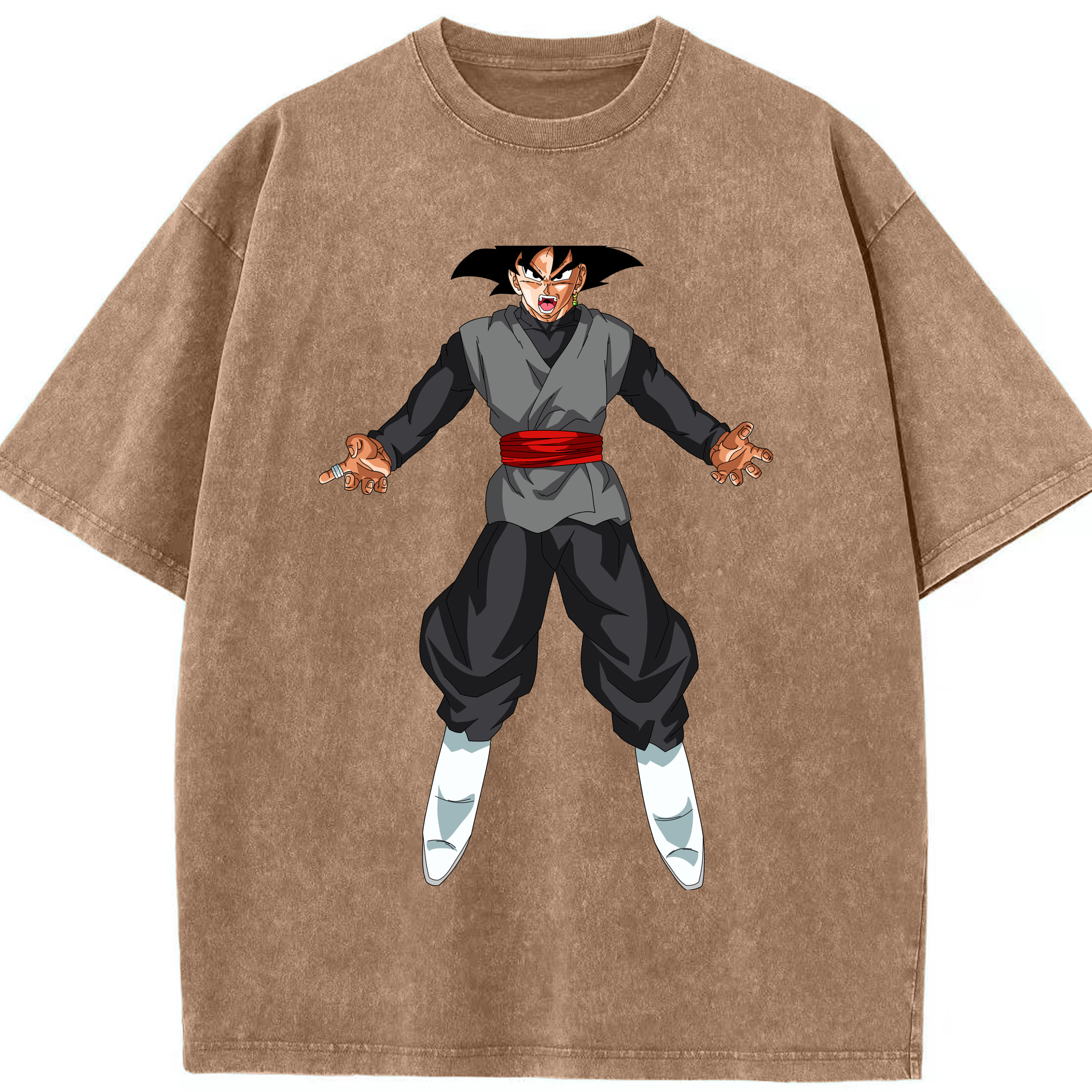 （画像用） ドラゴンボール ベジータ四世（Bejīta Yonsei）DRAGON BALL Vegeta IV 綿100% ヴィンテージ風 半袖Tシャツ（フロントプリント）
