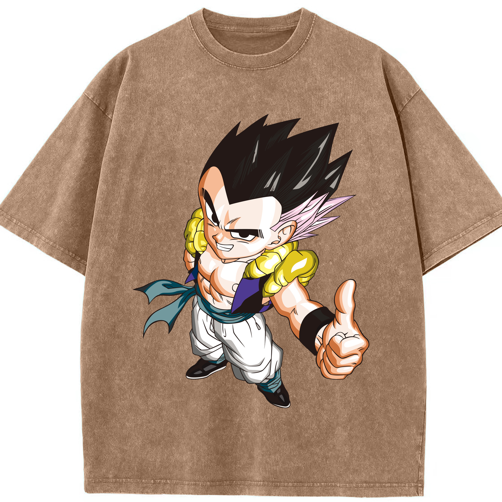 （画像用） ドラゴンボール ベジータ四世（Bejīta Yonsei）DRAGON BALL Vegeta IV 綿100% ヴィンテージ風 半袖Tシャツ（フロントプリント）