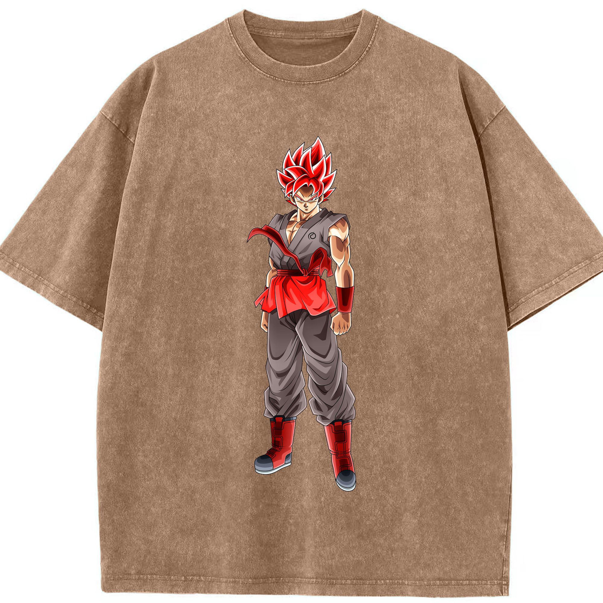 （画像用） ドラゴンボール 孫 悟飯（そんごはん）DRAGON BALL Son Gohan 綿100% ヴィンテージ風 半袖Tシャツ（フロントプリント）