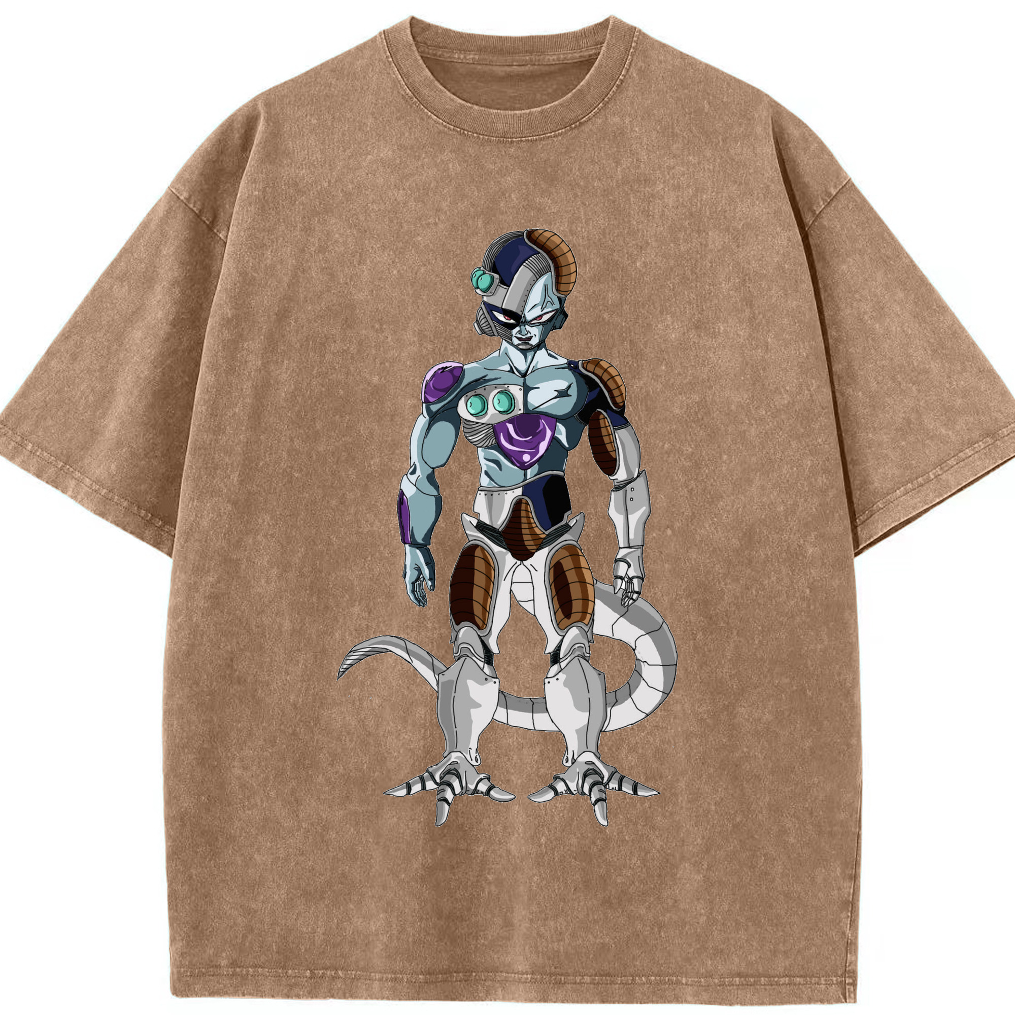 （画像用） ドラゴンボール クウラ DRAGON BALL Cooler Coora 綿100% ヴィンテージ風 半袖Tシャツ（フロントプリント）