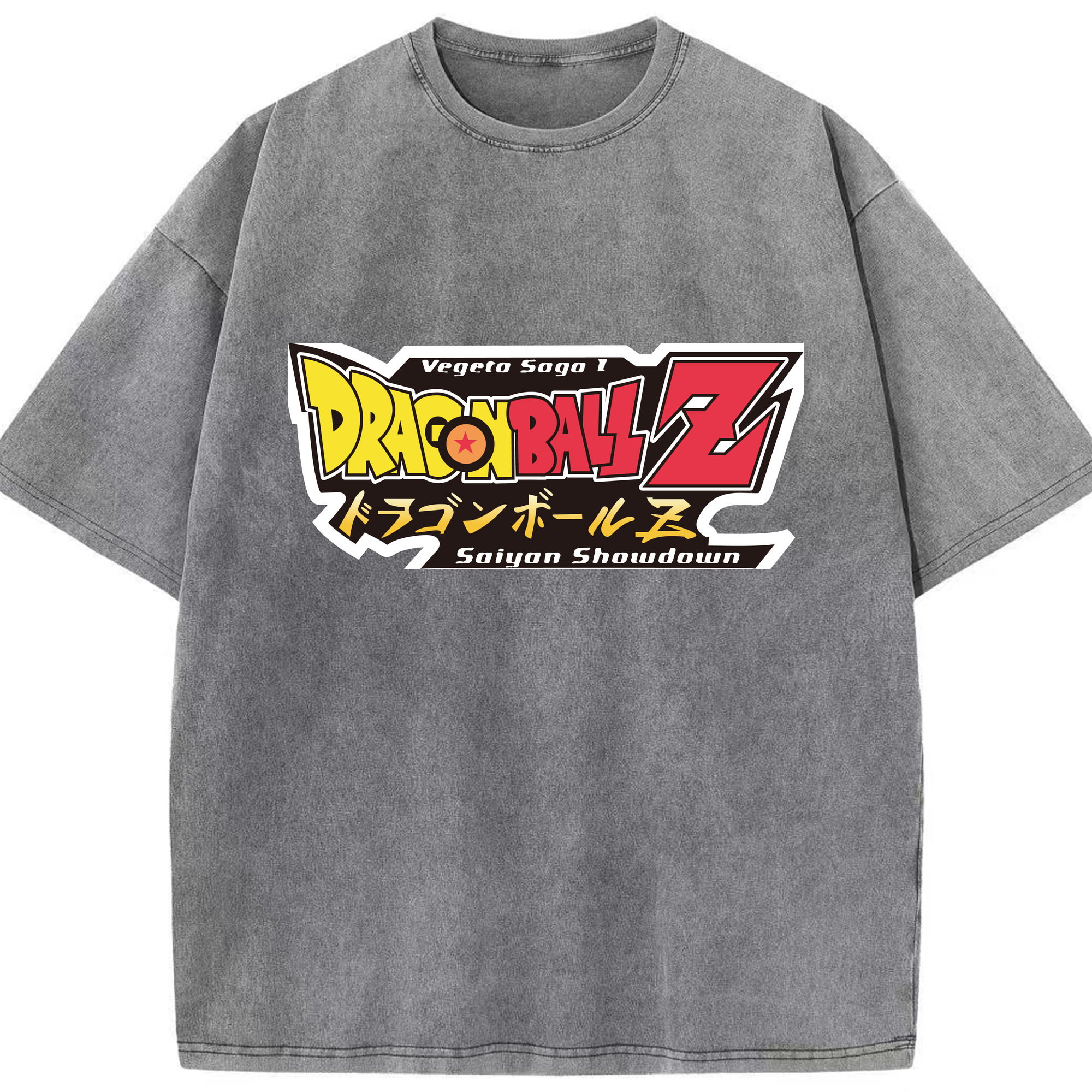 （画像用） ドラゴンボール DRAGON BALL 綿100% ヴィンテージ風 半袖Tシャツ（フロントプリント）