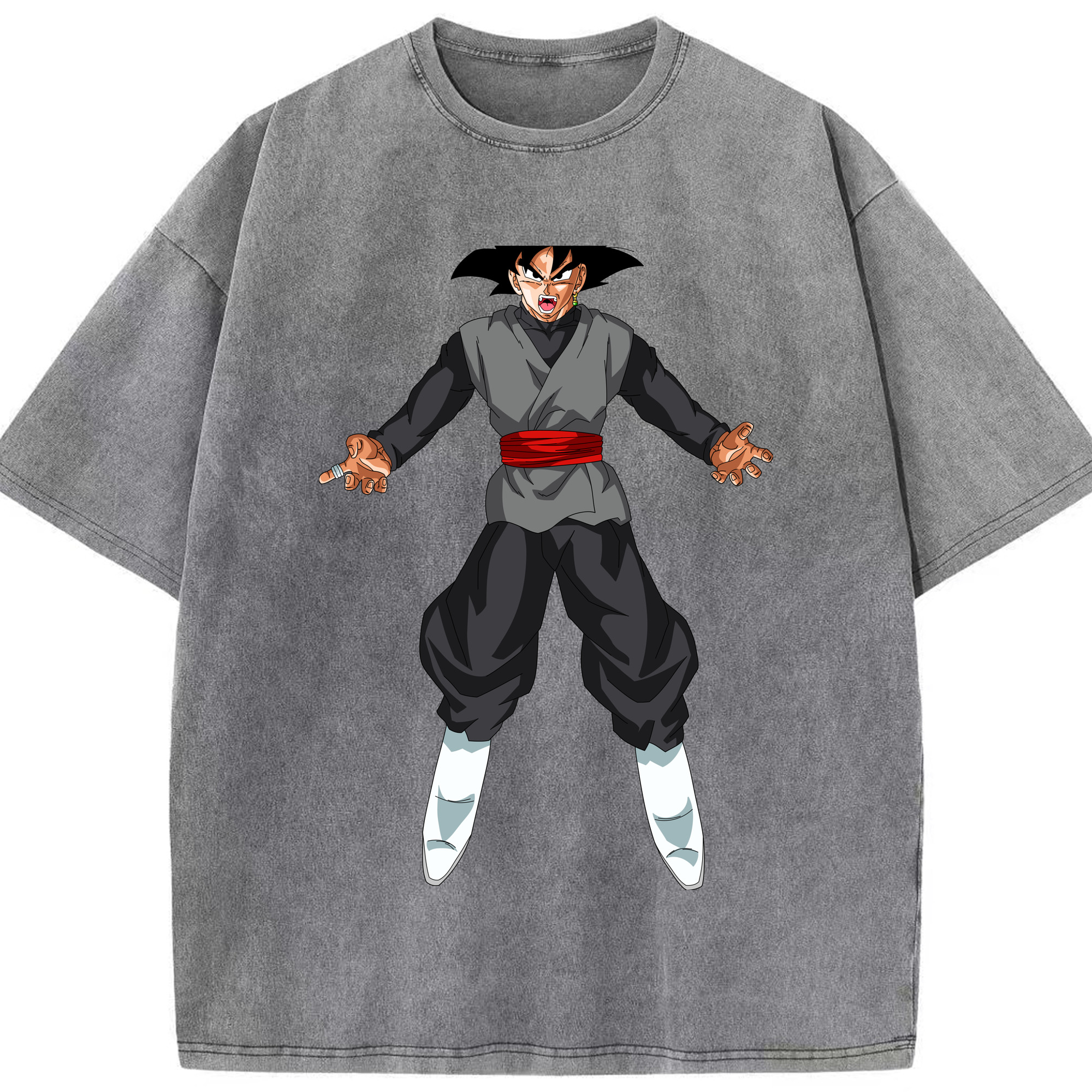 （画像用） ドラゴンボール ベジータ四世（Bejīta Yonsei）DRAGON BALL Vegeta IV 綿100% ヴィンテージ風 半袖Tシャツ（フロントプリント）