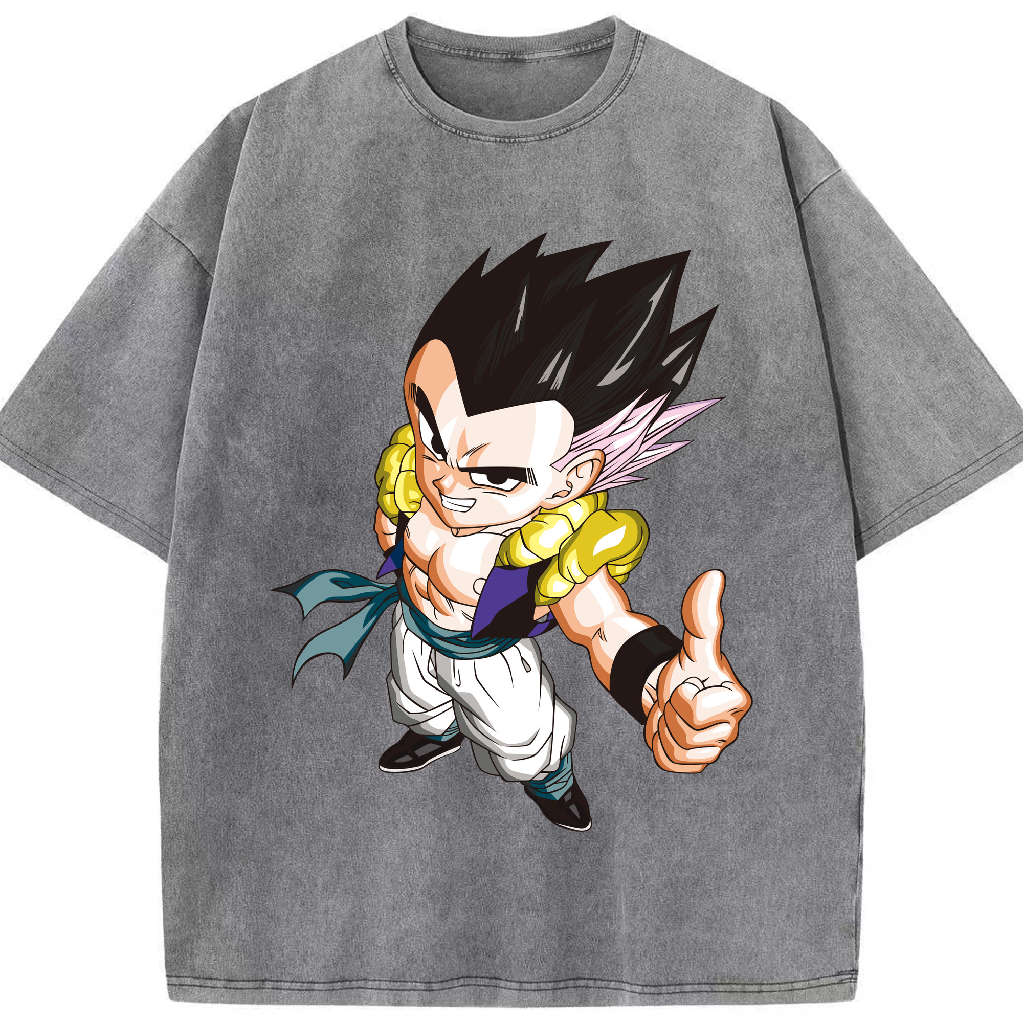 （画像用） ドラゴンボール ベジータ四世（Bejīta Yonsei）DRAGON BALL Vegeta IV 綿100% ヴィンテージ風 半袖Tシャツ（フロントプリント）