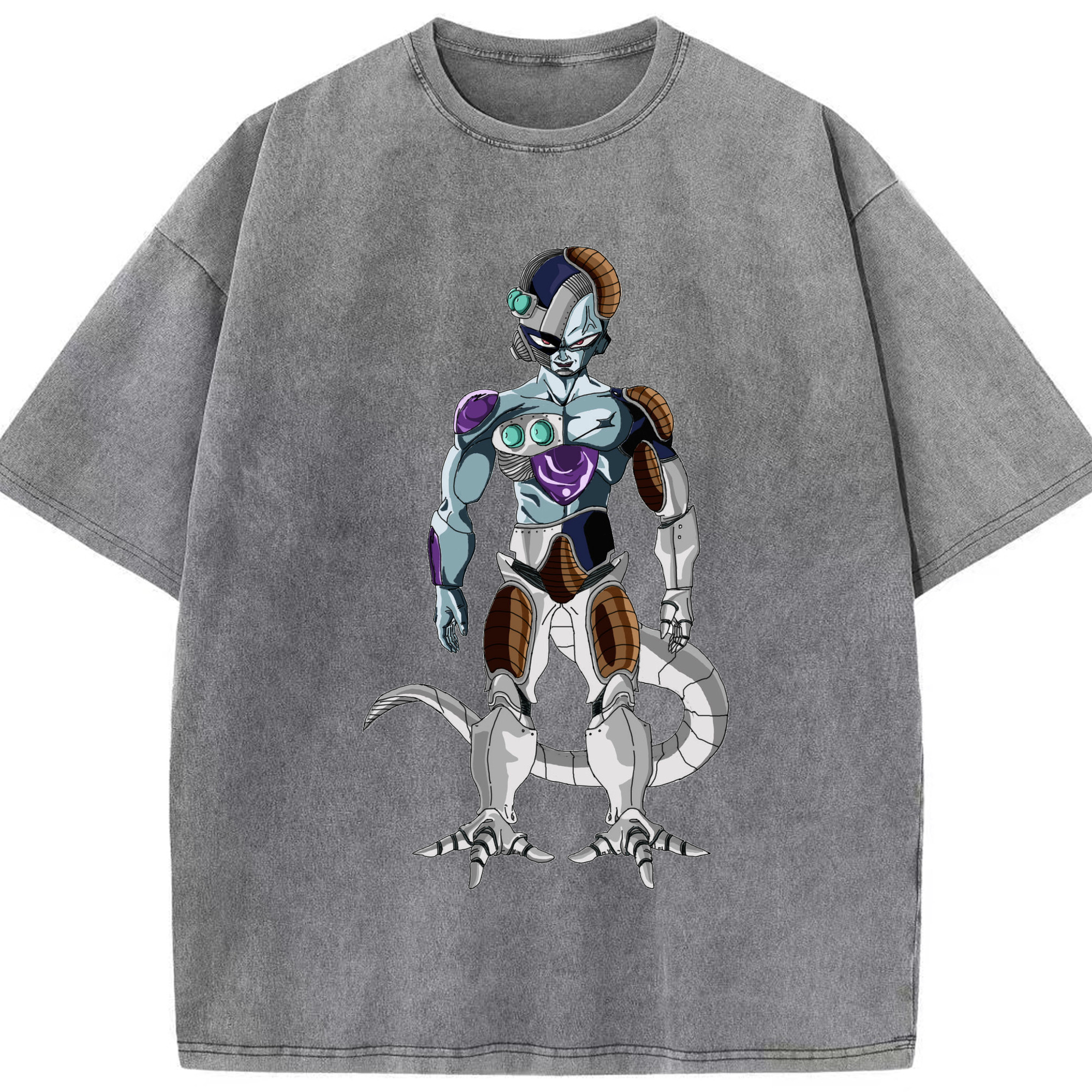 （画像用） ドラゴンボール クウラ DRAGON BALL Cooler Coora 綿100% ヴィンテージ風 半袖Tシャツ（フロントプリント）
