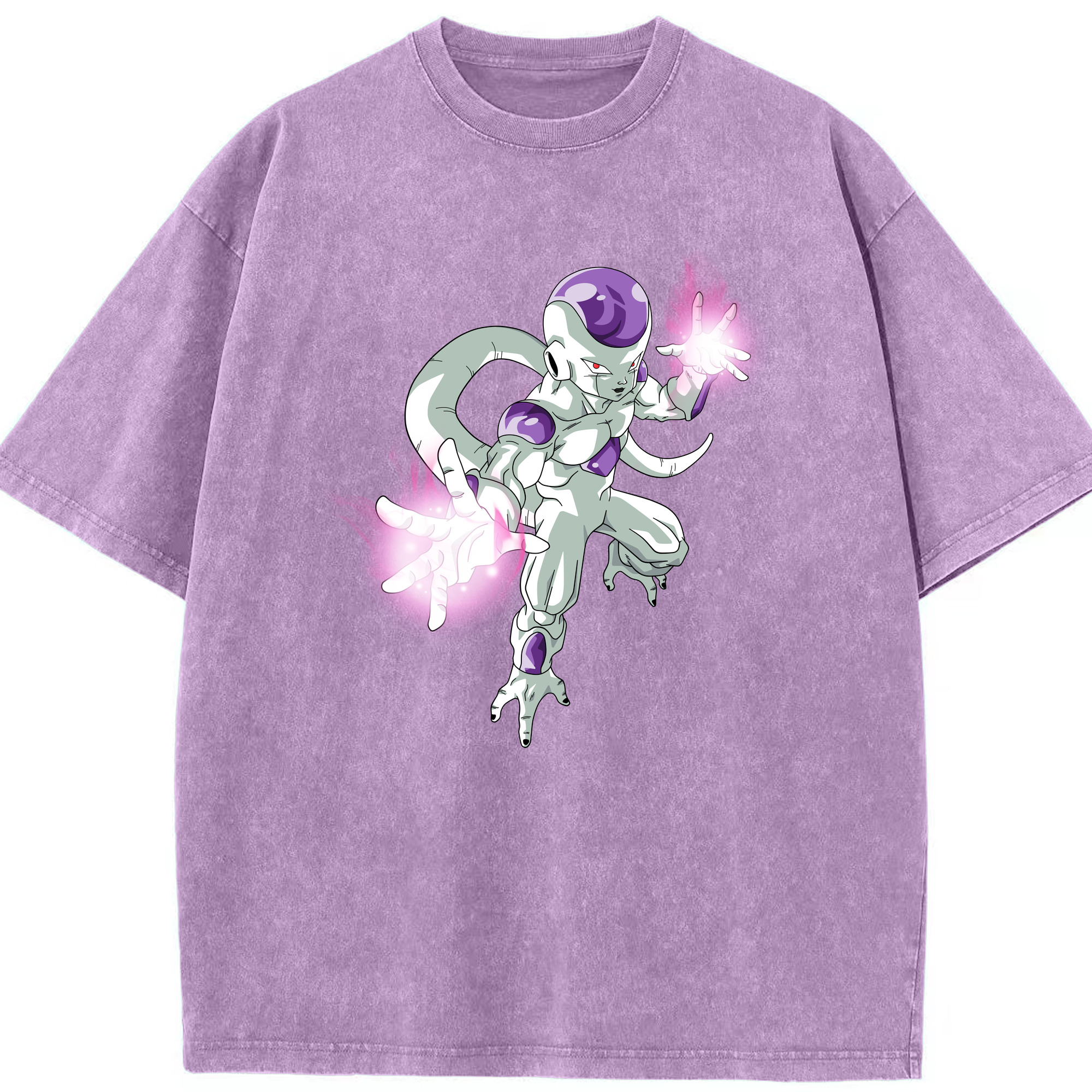 （画像用） ドラゴンボール フリーザ DRAGON BALL Frieza 綿100% ヴィンテージ風 半袖Tシャツ（フロントプリント）