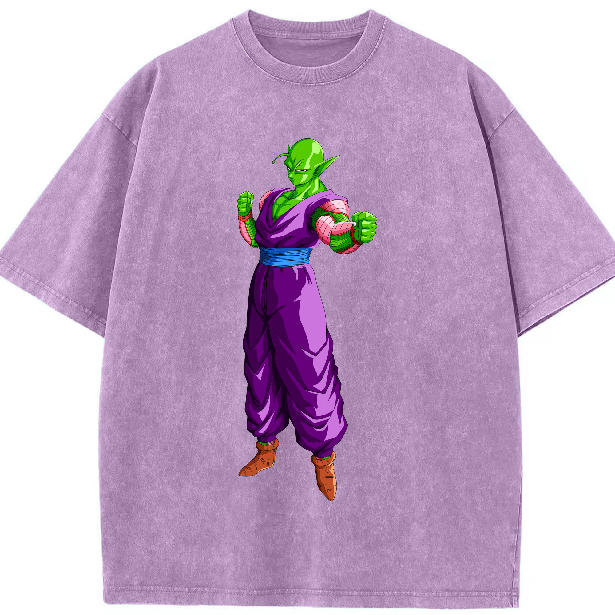 （画像用） ドラゴンボール ピッコロ DRAGON BALL Piccolo 綿100% ヴィンテージ風 半袖Tシャツ（フロントプリント）