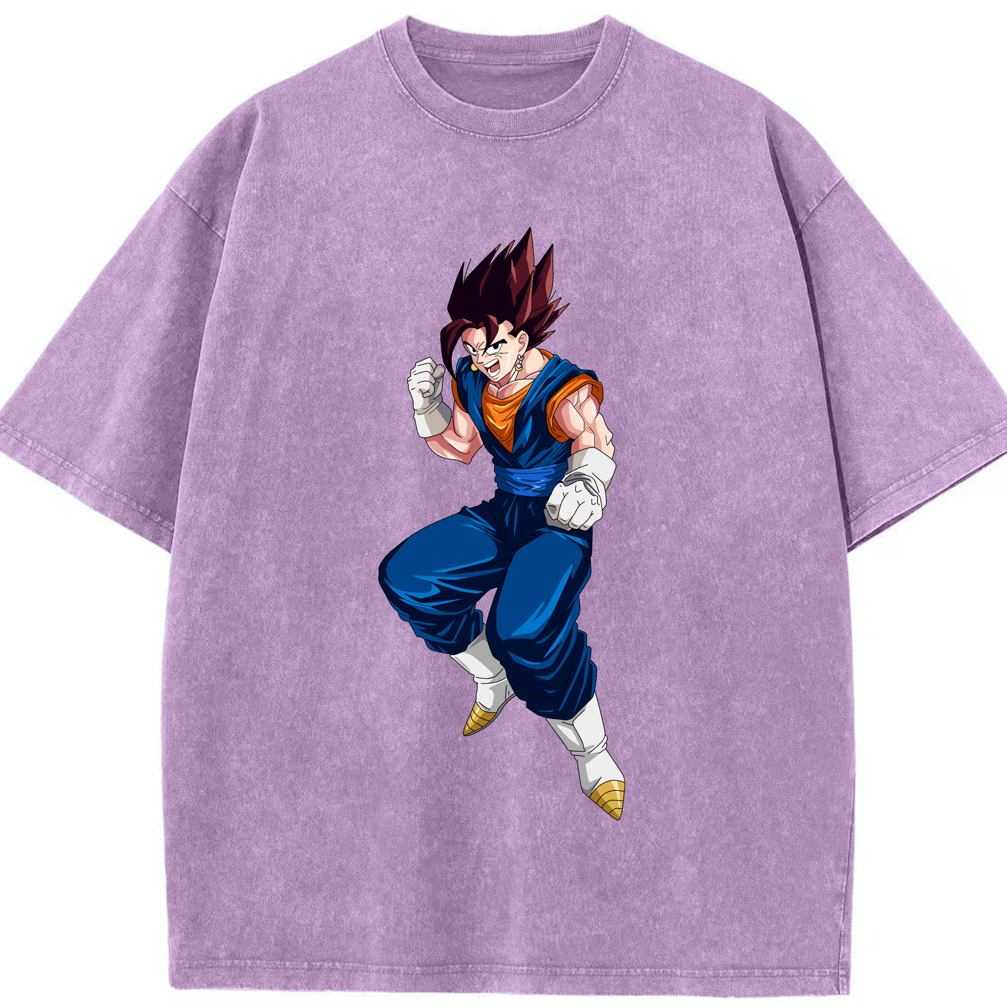 （画像用） ドラゴンボール 孫 悟飯（そんごはん）DRAGON BALL Son Gohan 綿100% ヴィンテージ風 半袖Tシャツ（フロントプリント）