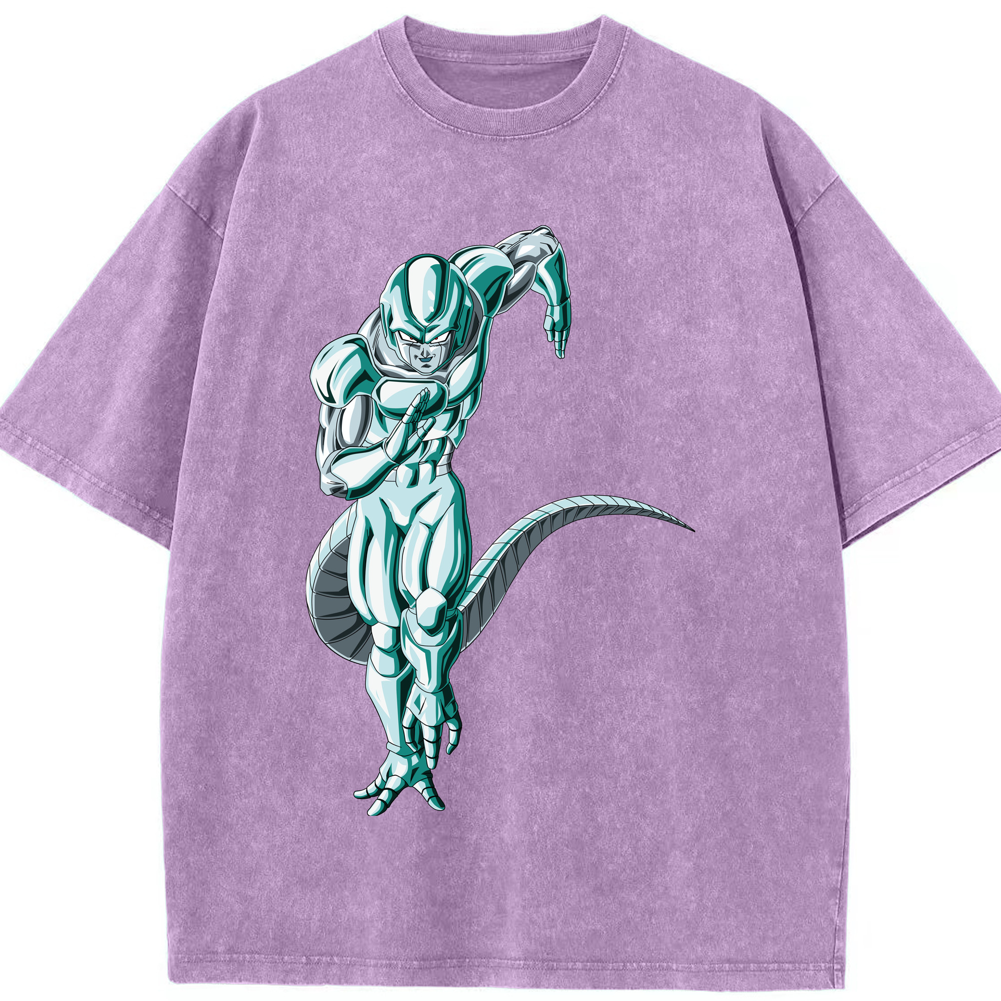 （画像用） ドラゴンボール フリーザ DRAGON BALL Frieza 綿100% ヴィンテージ風 半袖Tシャツ（フロントプリント）