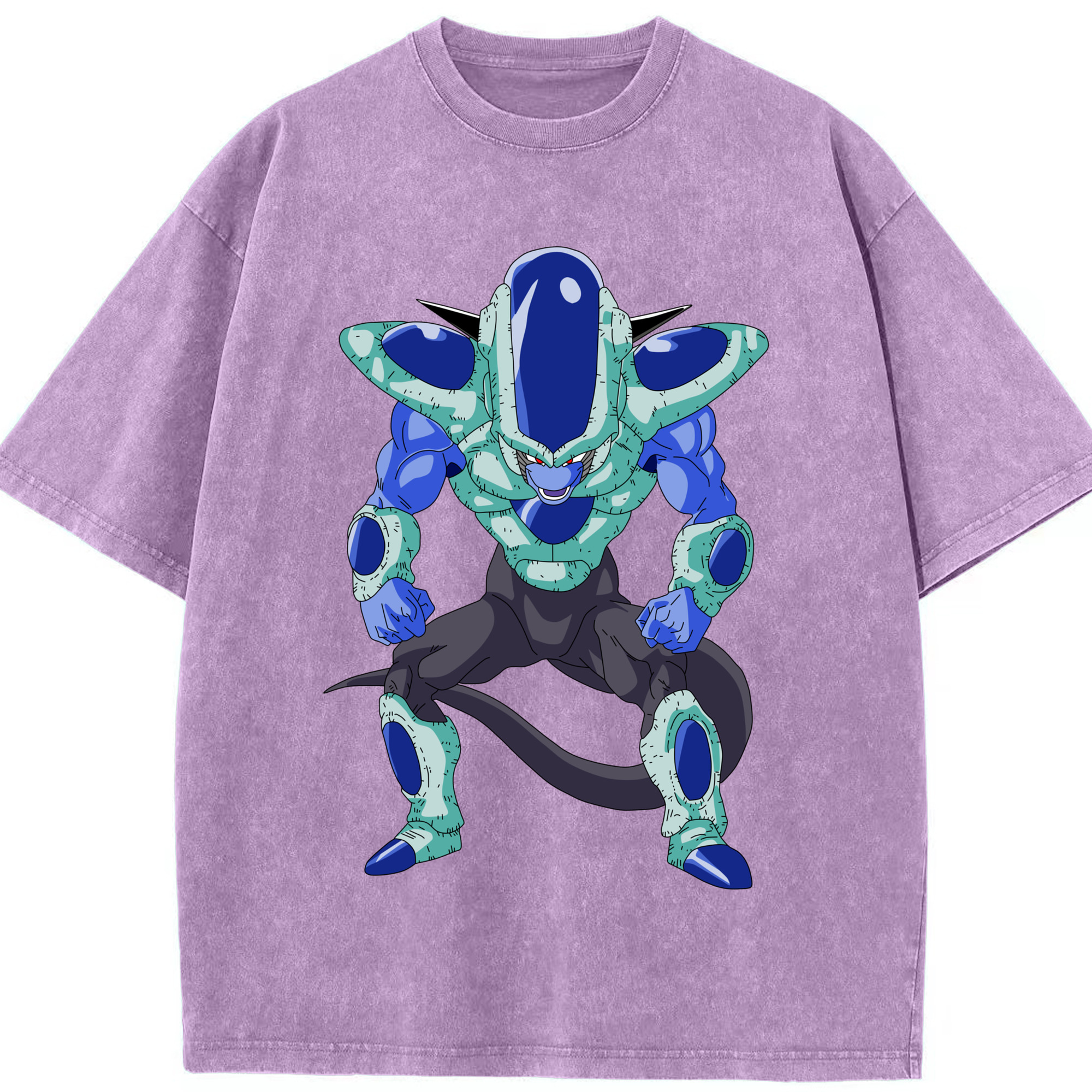 （画像用） ドラゴンボール フリーザ DRAGON BALL Frieza 綿100% ヴィンテージ風 半袖Tシャツ（フロントプリント）