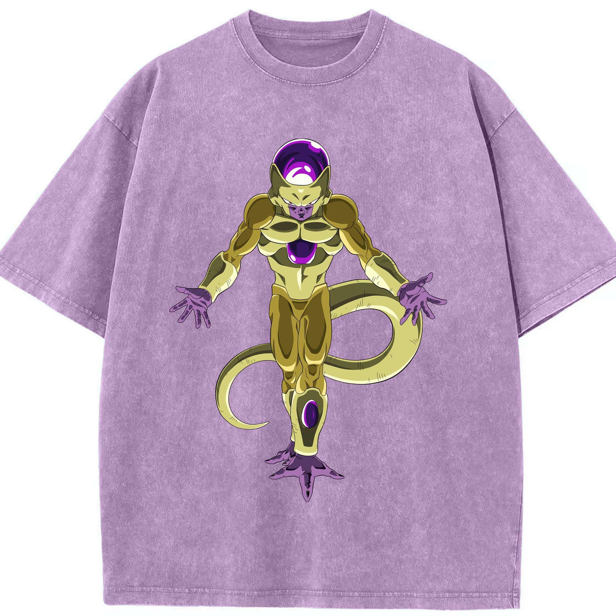 （画像用） ドラゴンボール フリーザ DRAGON BALL Frieza 綿100% ヴィンテージ風 半袖Tシャツ（フロントプリント）