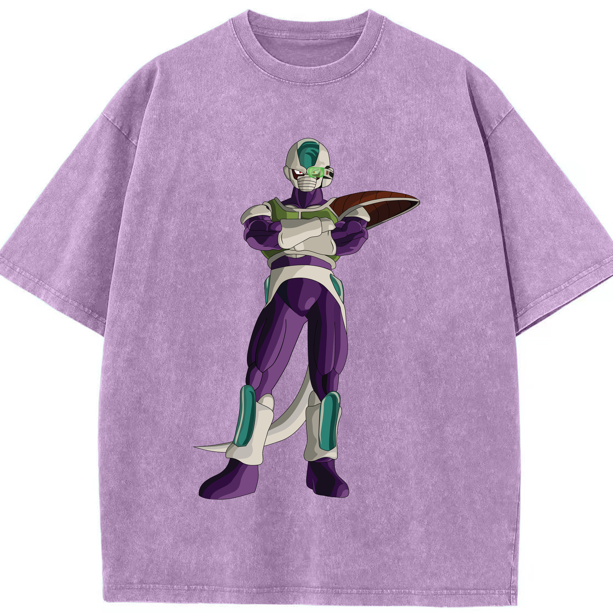 （画像用） ドラゴンボール フリーザ DRAGON BALL Frieza 綿100% ヴィンテージ風 半袖Tシャツ（フロントプリント）