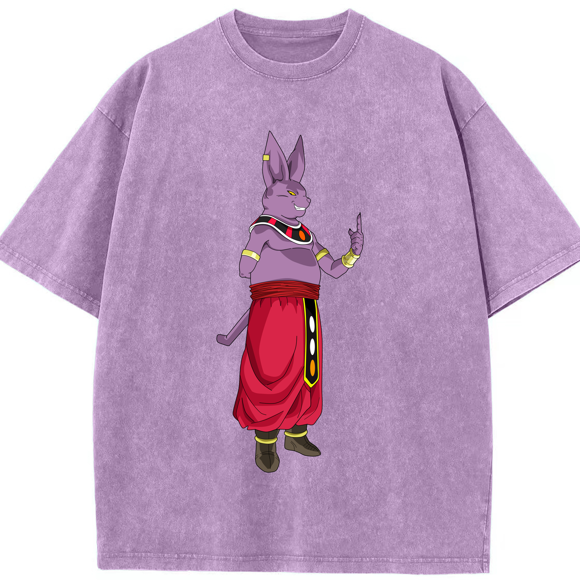 （画像用） ドラゴンボール シャンパ DRAGON BALL Champa 綿100% ヴィンテージ風 半袖Tシャツ（フロントプリント）