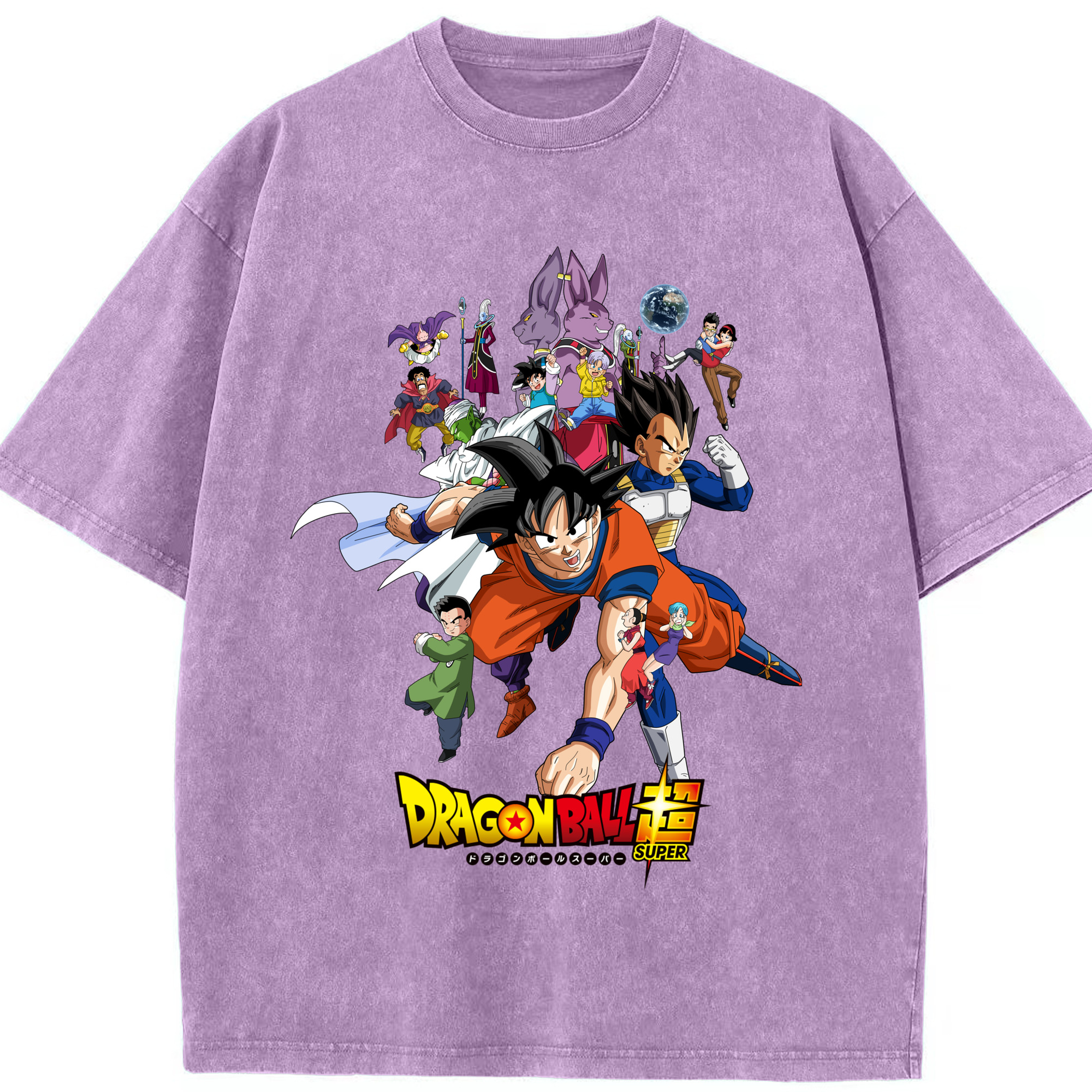 （画像用） ドラゴンボール DRAGON BALL 綿100% ヴィンテージ風 半袖Tシャツ（フロントプリント）
