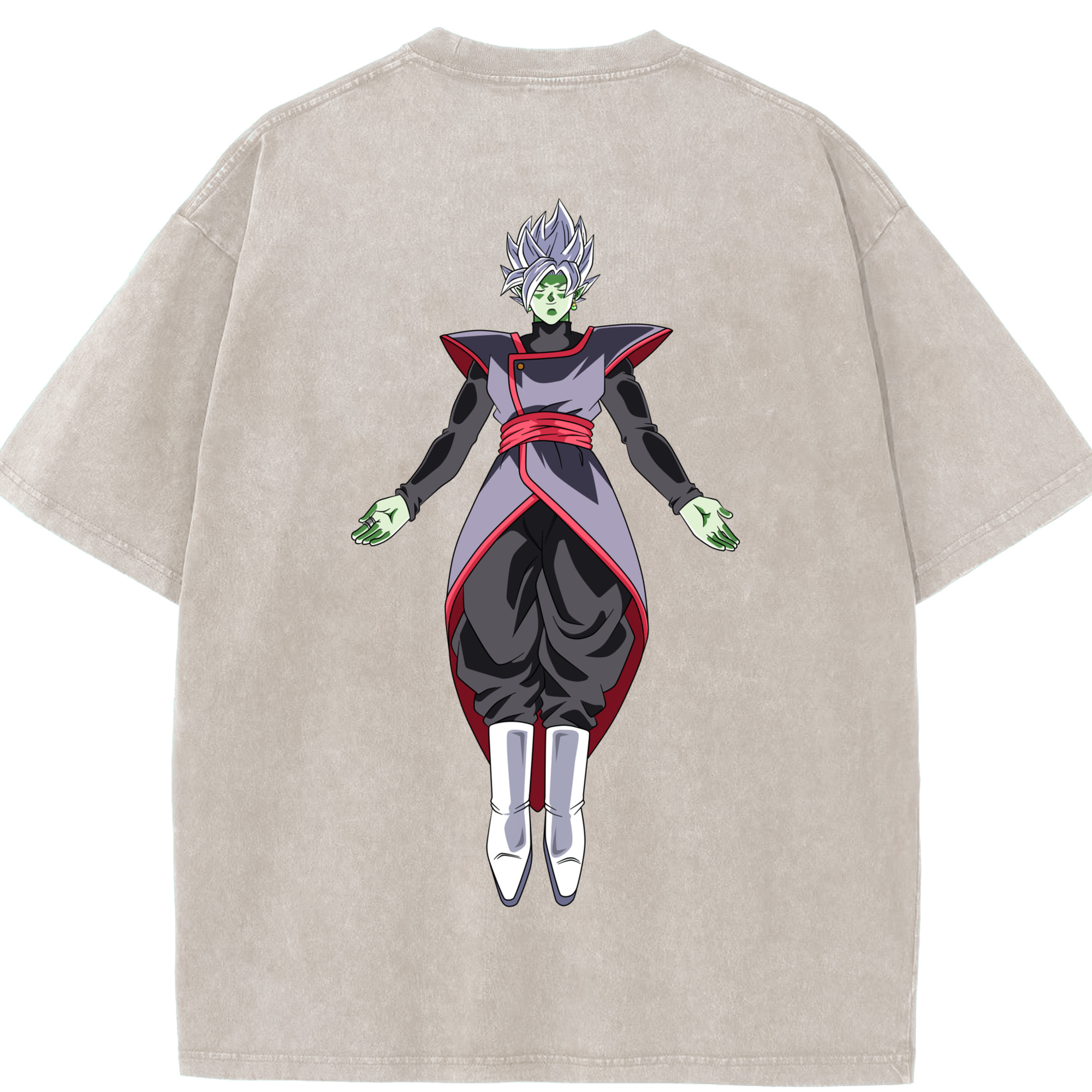 （画像用） ドラゴンボール ベジット DRAGON BALL Vegetto 綿100% ヴィンテージ風 半袖Tシャツ（背面プリント）