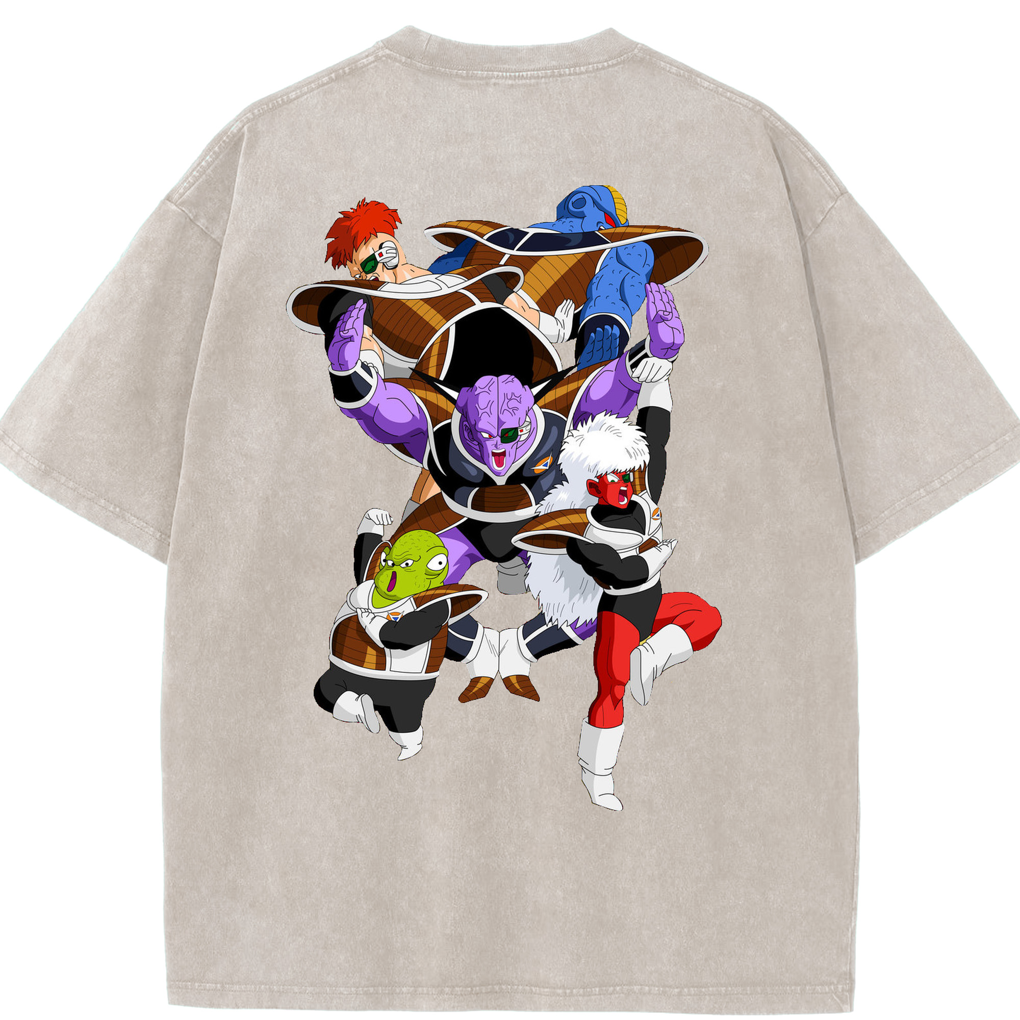 （画像用） ドラゴンボール DRAGON BALL 綿100% ヴィンテージ風 半袖Tシャツ（背面プリント）