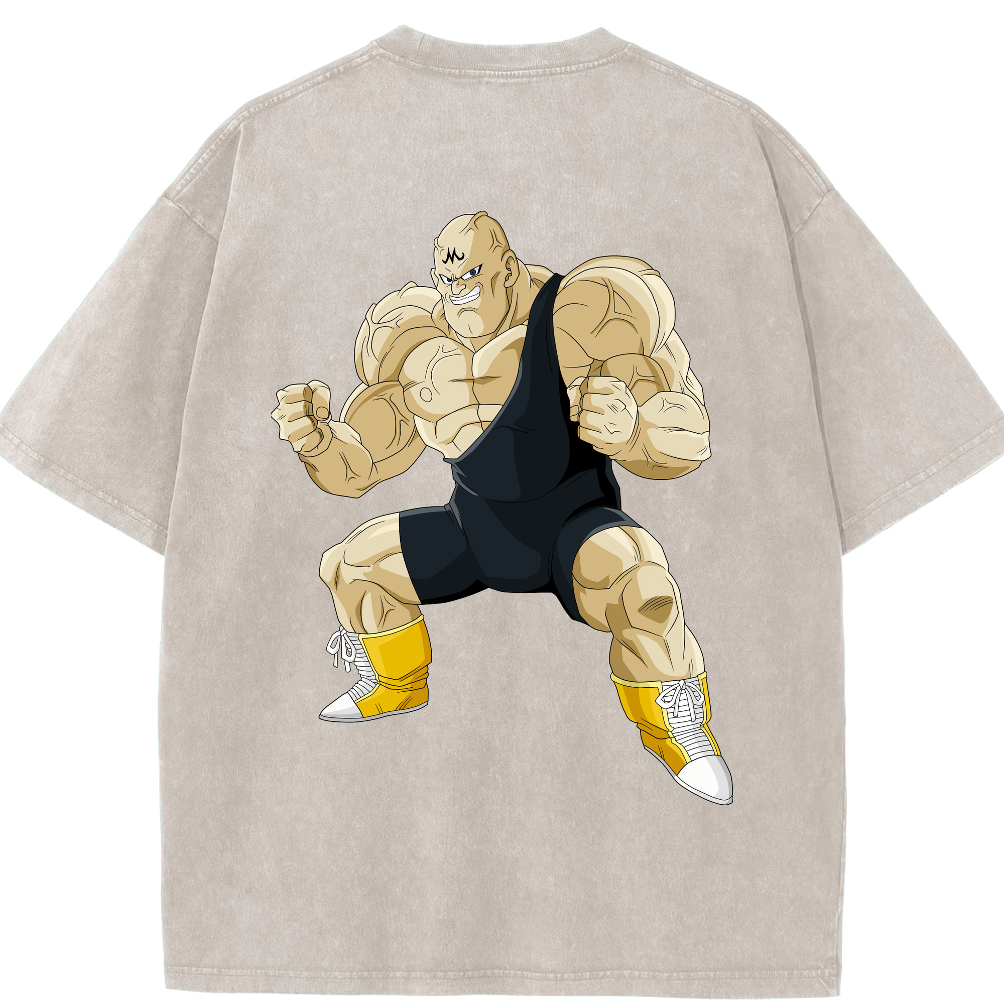 （画像用） ドラゴンボール DRAGON BALL 綿100% ヴィンテージ風 半袖Tシャツ（背面プリント）