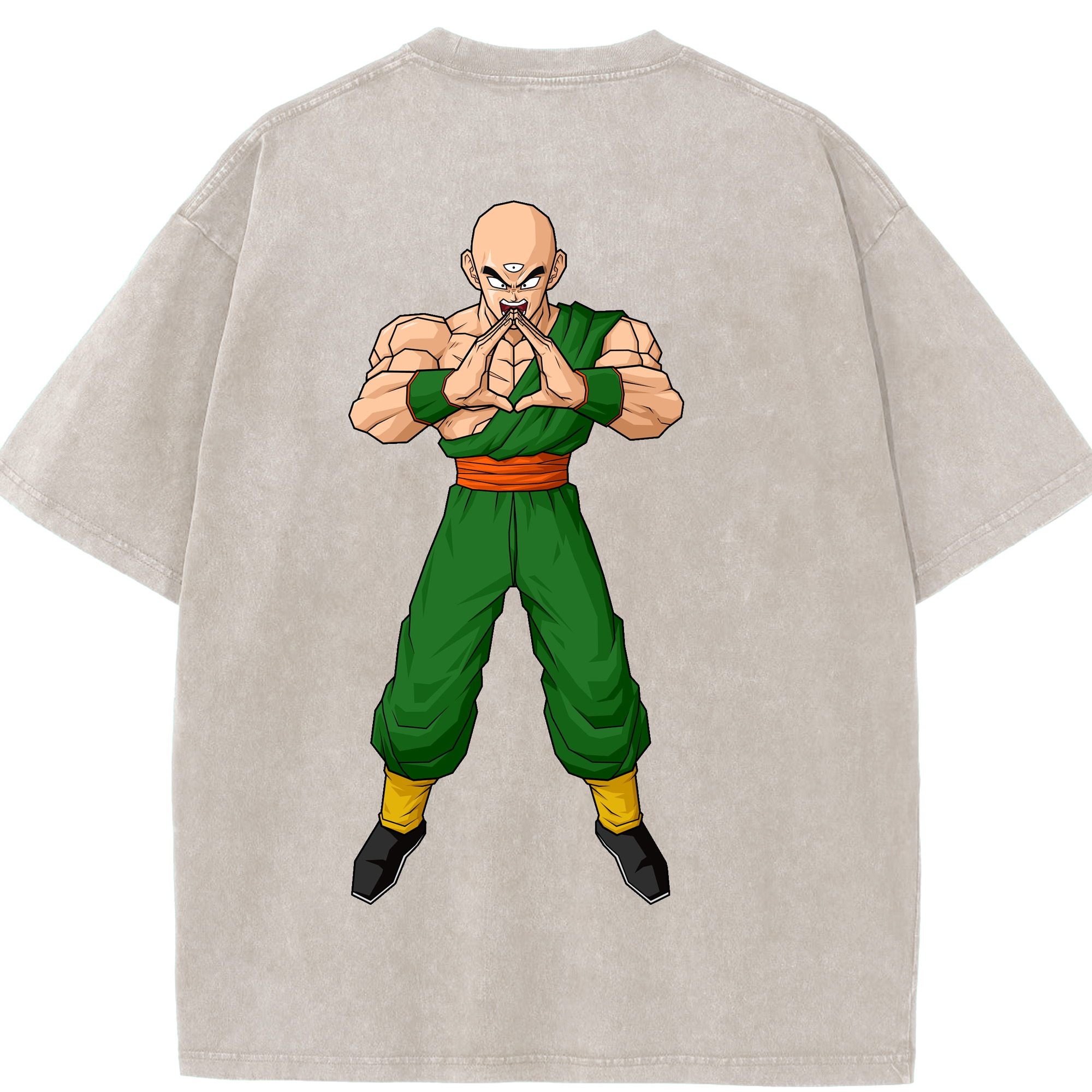 （画像用） ドラゴンボール DRAGON BALL 綿100% ヴィンテージ風 半袖Tシャツ（背面プリント）