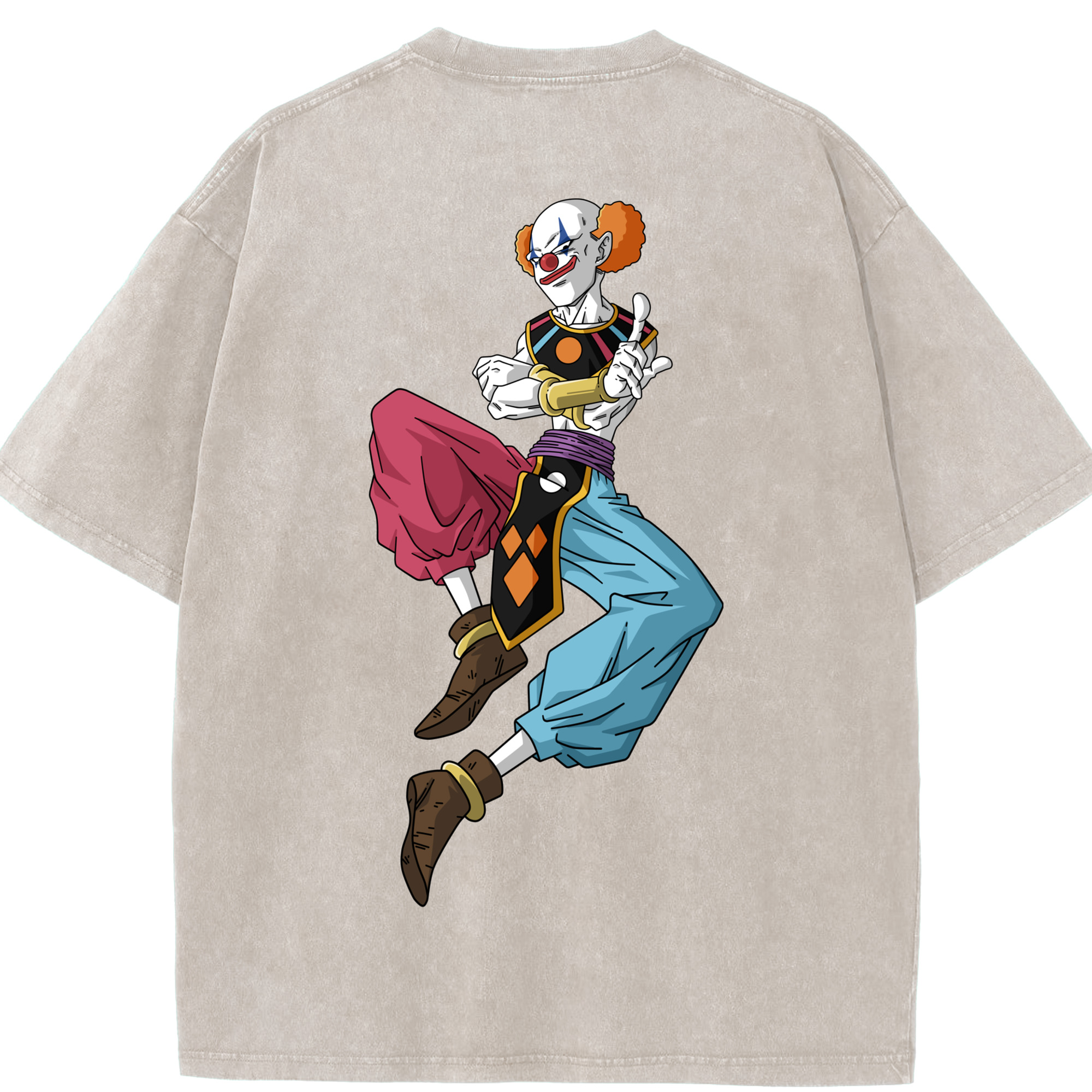 （画像用） ドラゴンボール DRAGON BALL 綿100% ヴィンテージ風 半袖Tシャツ（背面プリント）