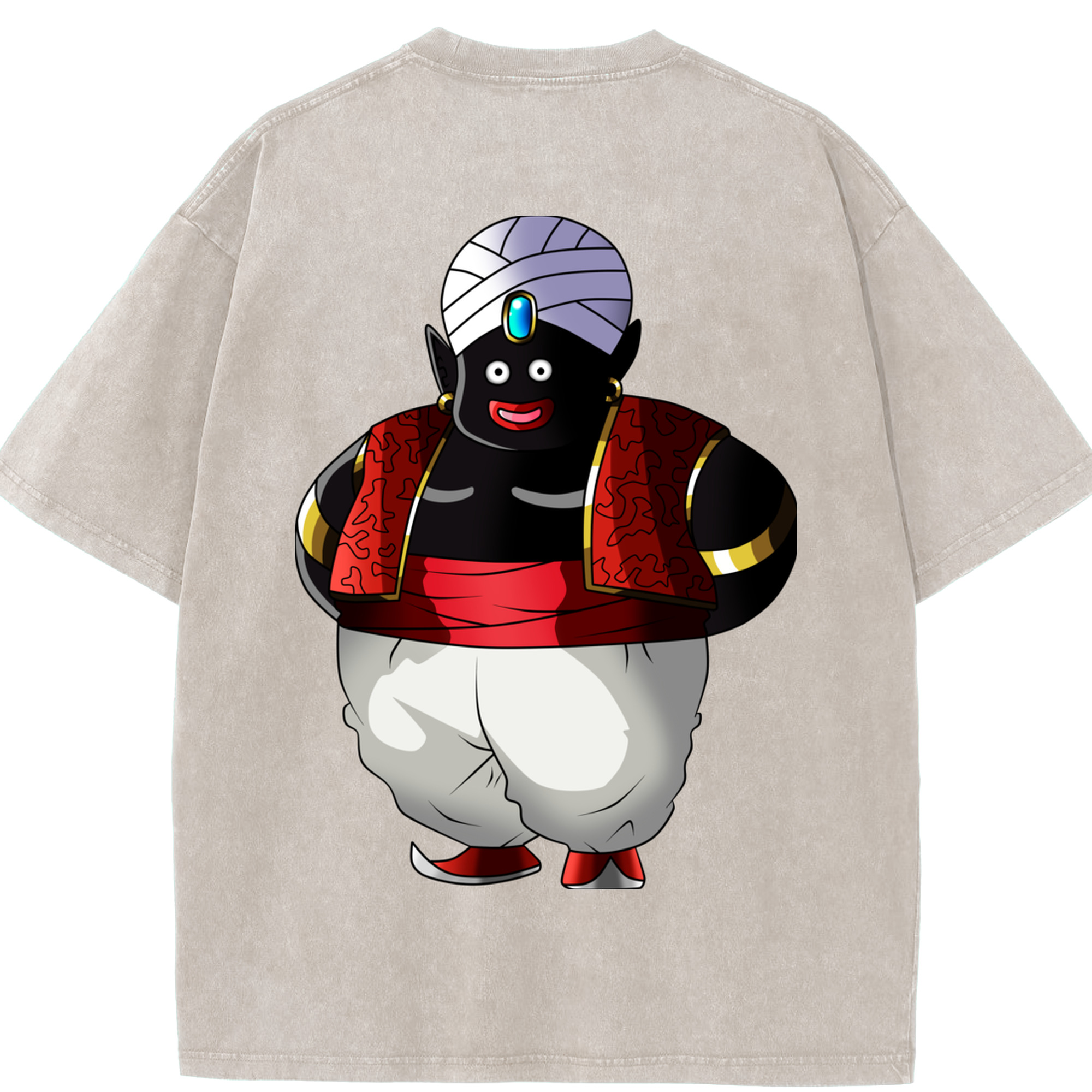 （画像用） ドラゴンボール DRAGON BALL 綿100% ヴィンテージ風 半袖Tシャツ（背面プリント）
