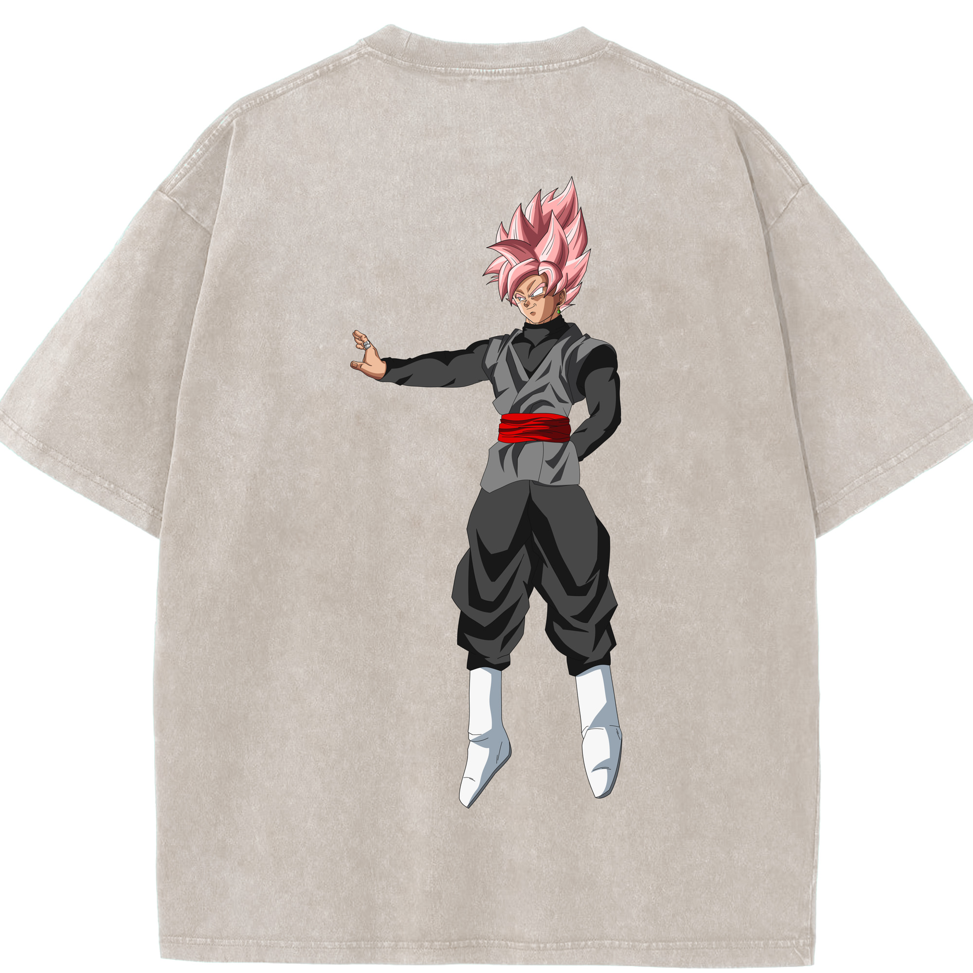 （画像用） ドラゴンボール ベジット DRAGON BALL Vegetto 綿100% ヴィンテージ風 半袖Tシャツ（背面プリント）