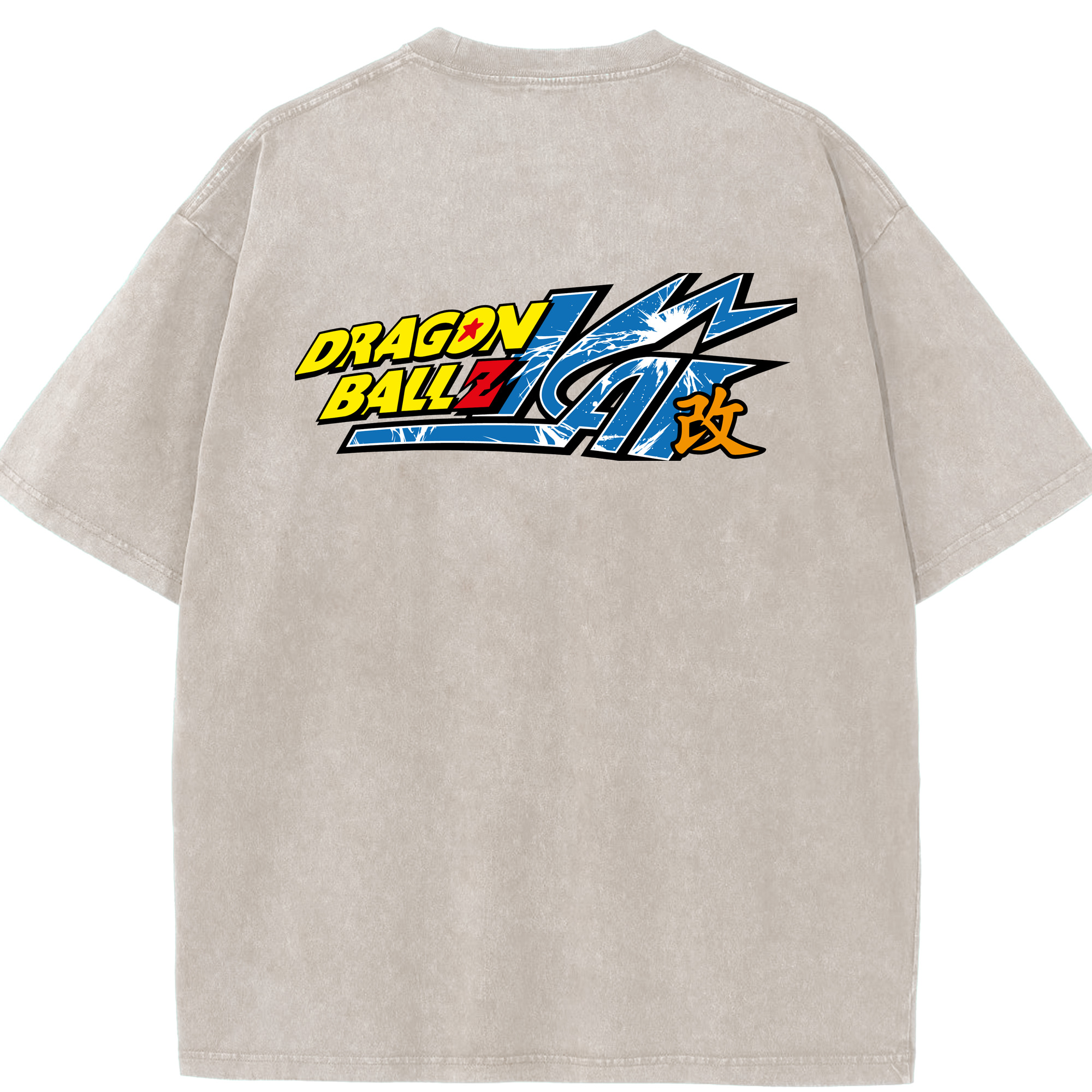 （画像用） ドラゴンボール DRAGON BALL 綿100% ヴィンテージ風 半袖Tシャツ（背面プリント）