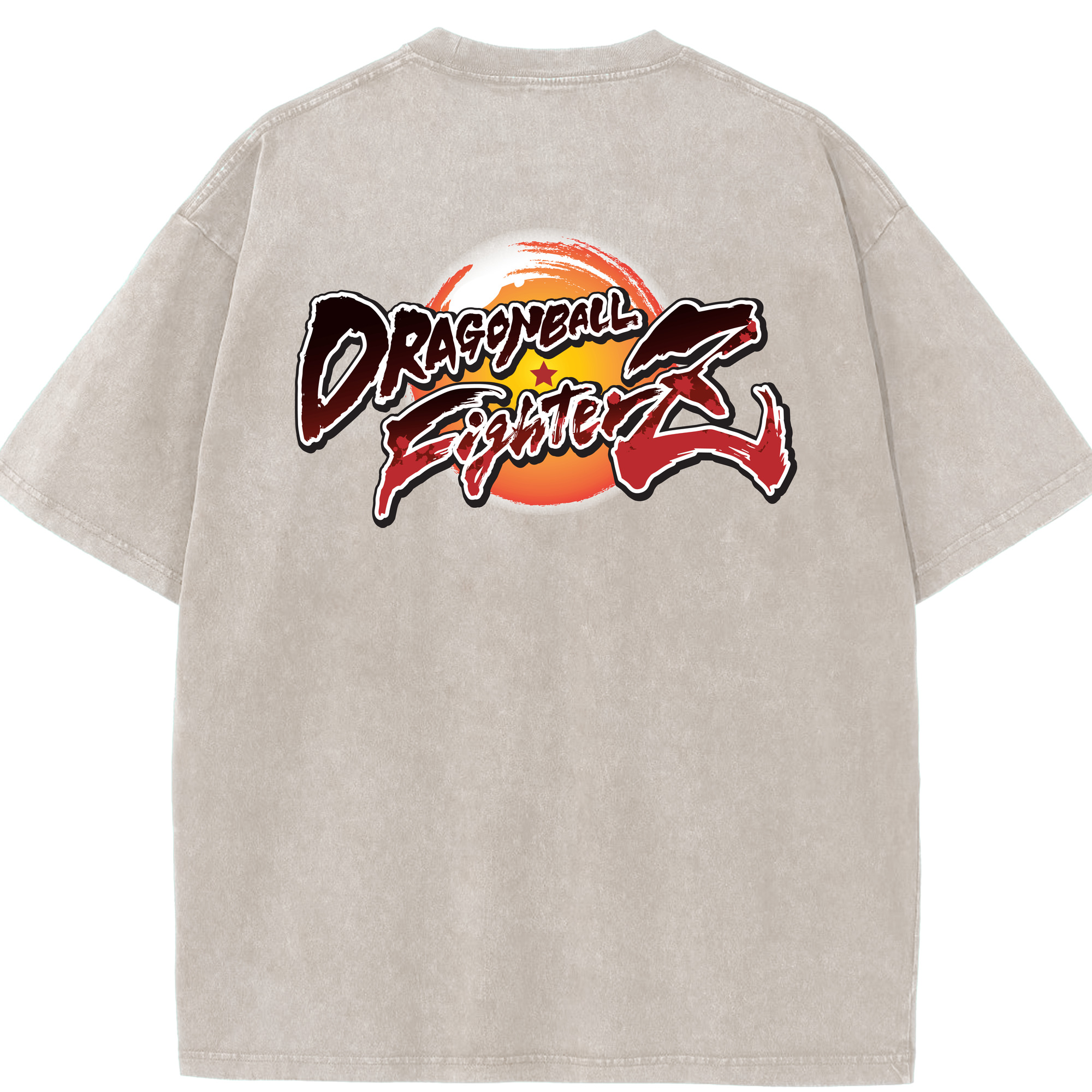 （画像用） ドラゴンボール DRAGON BALL 綿100% ヴィンテージ風 半袖Tシャツ（背面プリント）