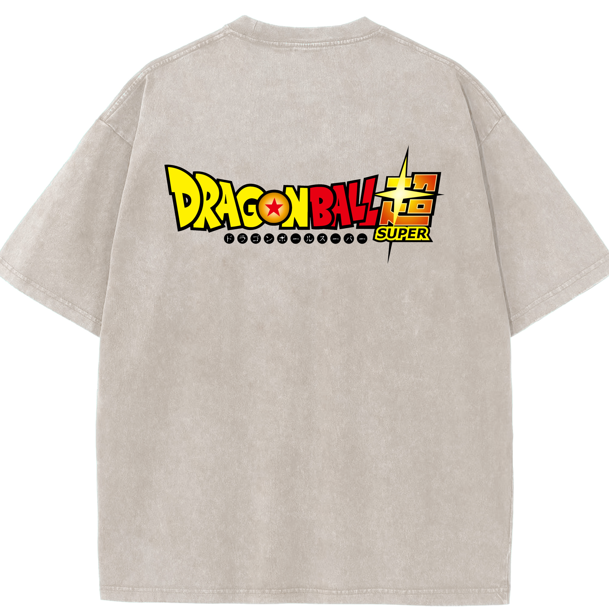 （画像用） ドラゴンボール DRAGON BALL 綿100% ヴィンテージ風 半袖Tシャツ（背面プリント）
