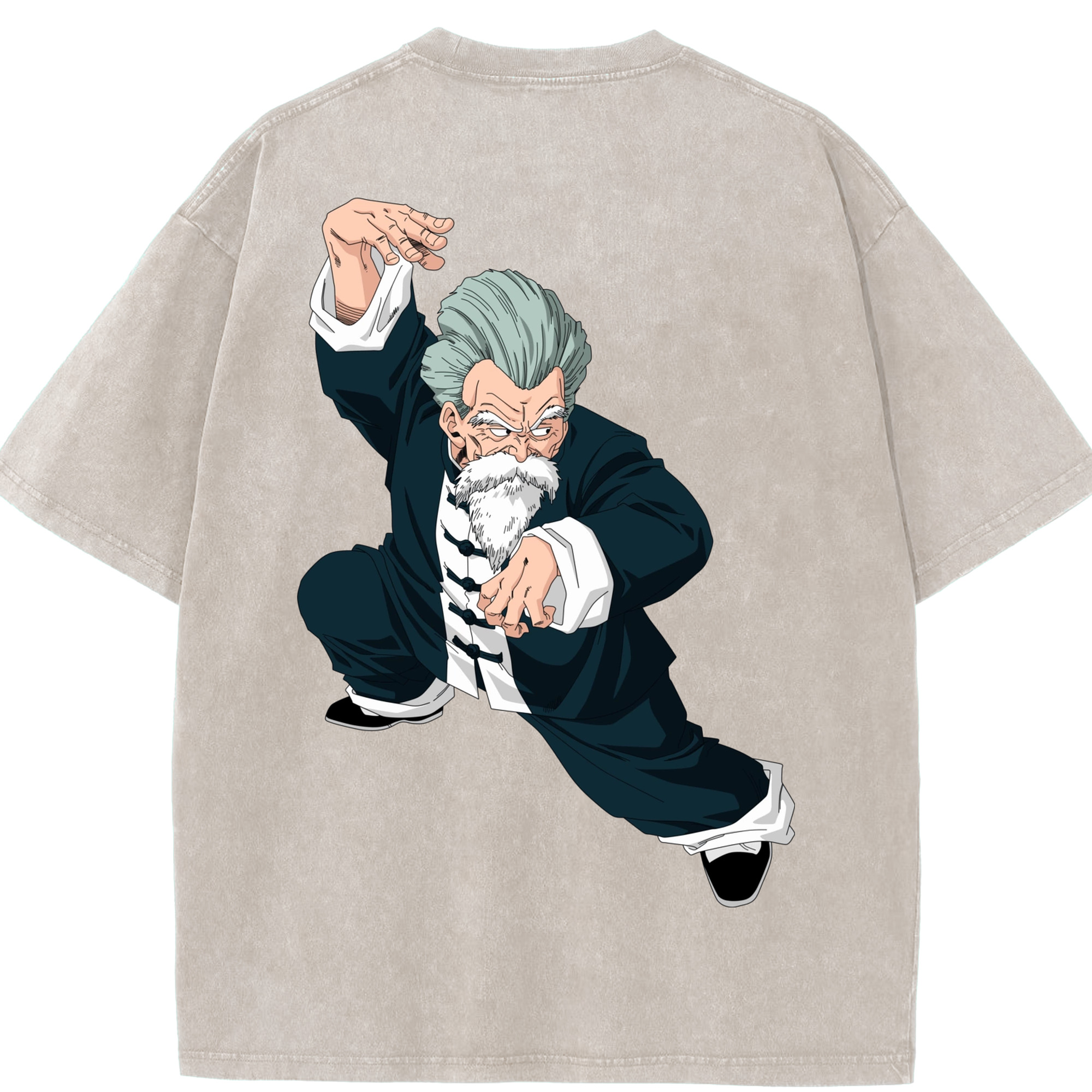 （画像用） ドラゴンボール DRAGON BALL 綿100% ヴィンテージ風 半袖Tシャツ（背面プリント）