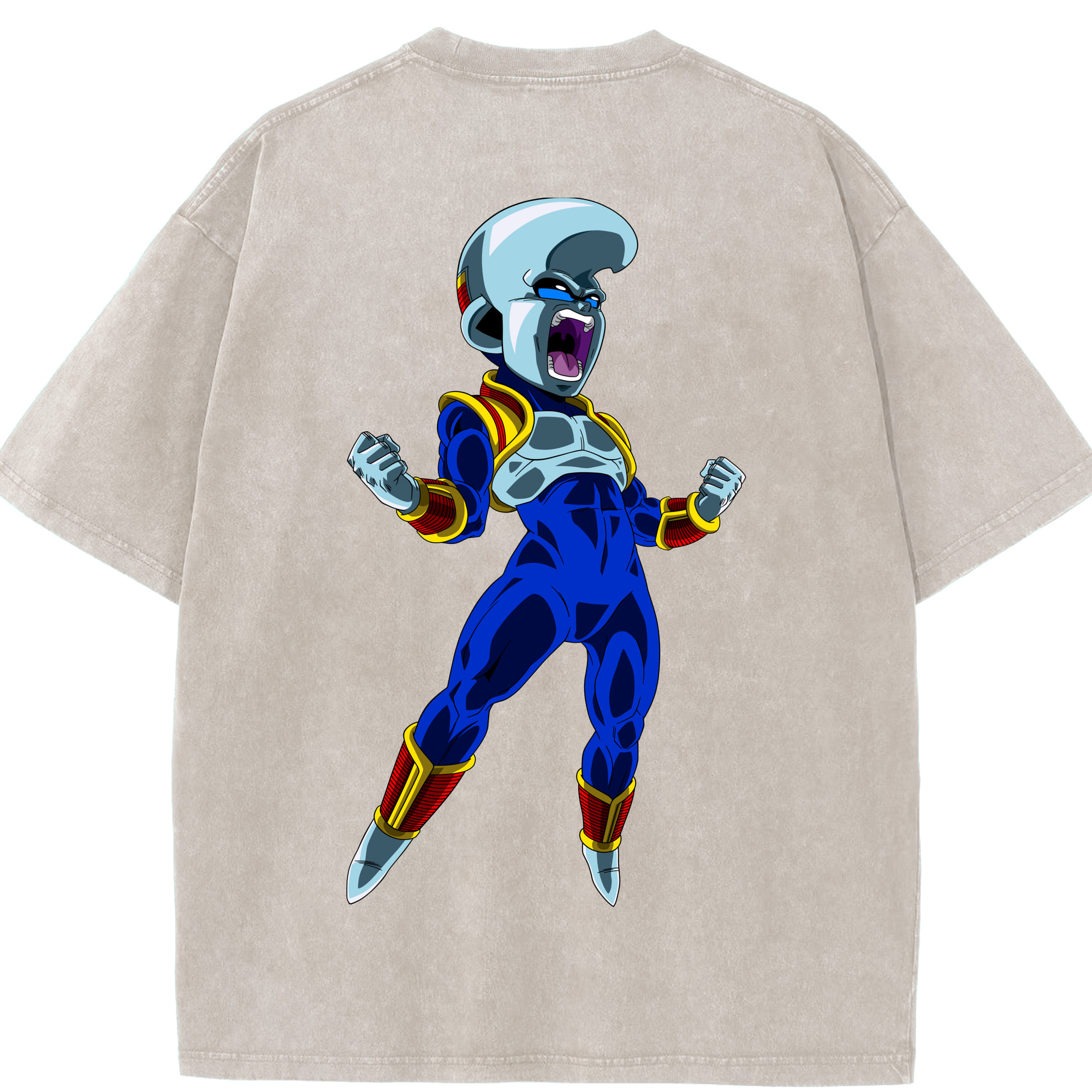 （画像用） ドラゴンボール DRAGON BALL 綿100% ヴィンテージ風 半袖Tシャツ（背面プリント）