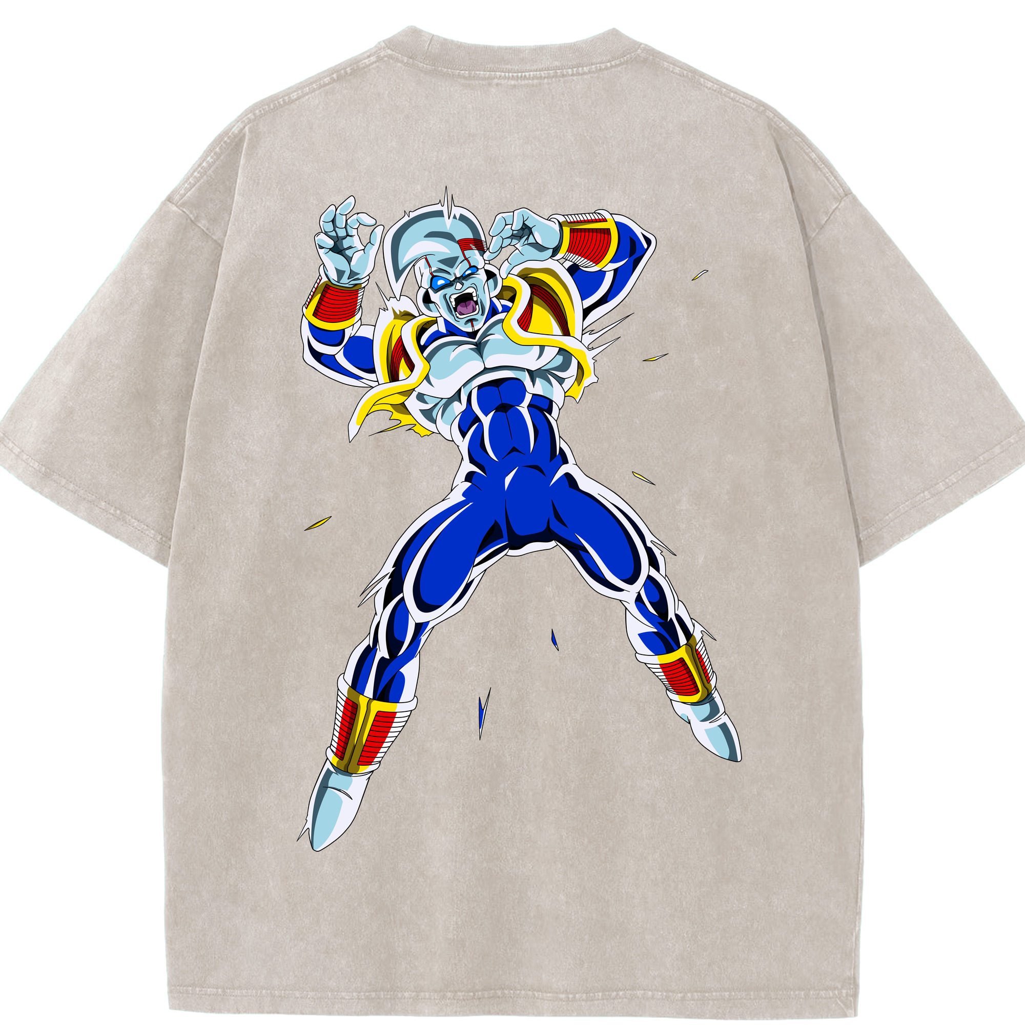 （画像用） ドラゴンボール DRAGON BALL 綿100% ヴィンテージ風 半袖Tシャツ（背面プリント）