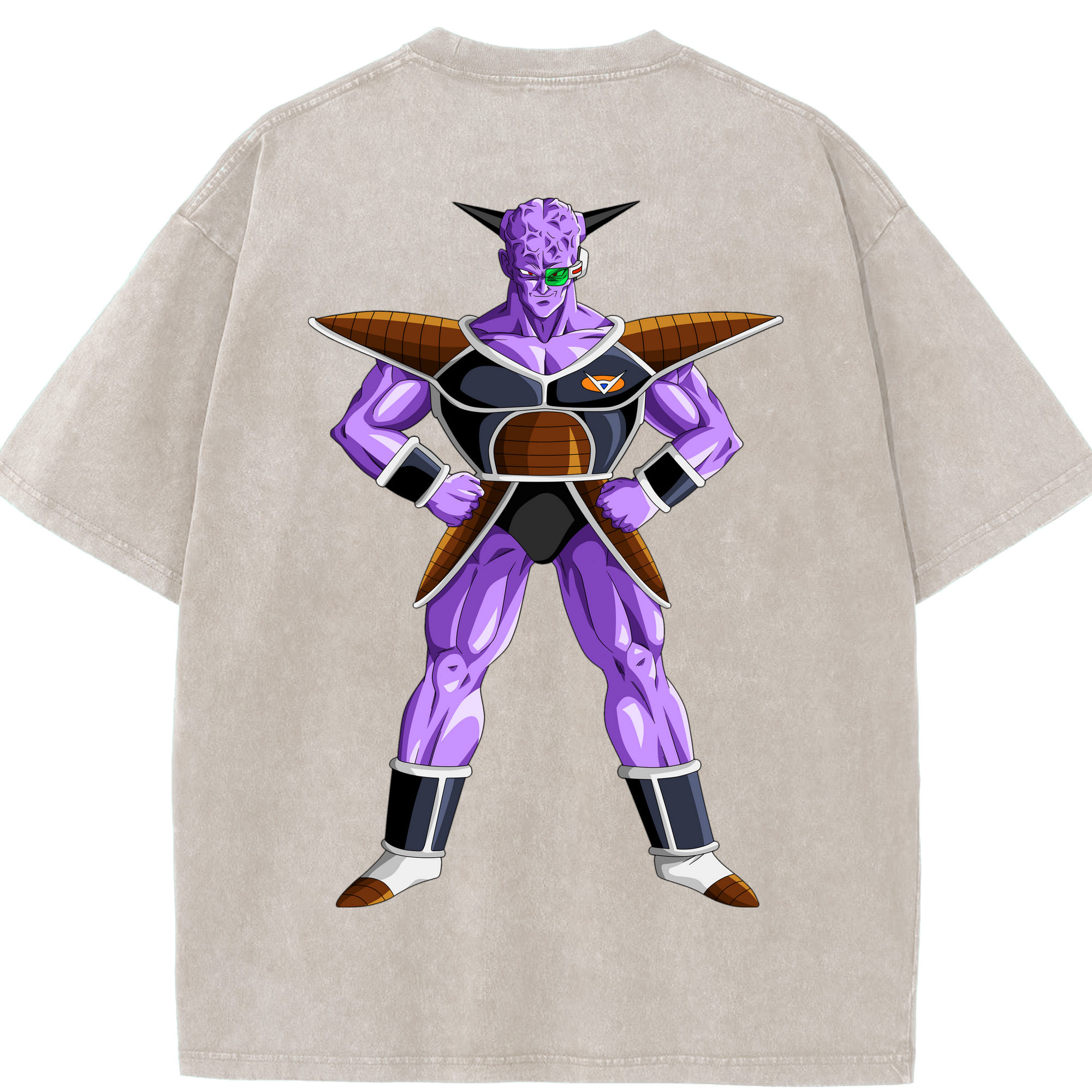 （画像用） ドラゴンボール DRAGON BALL 綿100% ヴィンテージ風 半袖Tシャツ（背面プリント）
