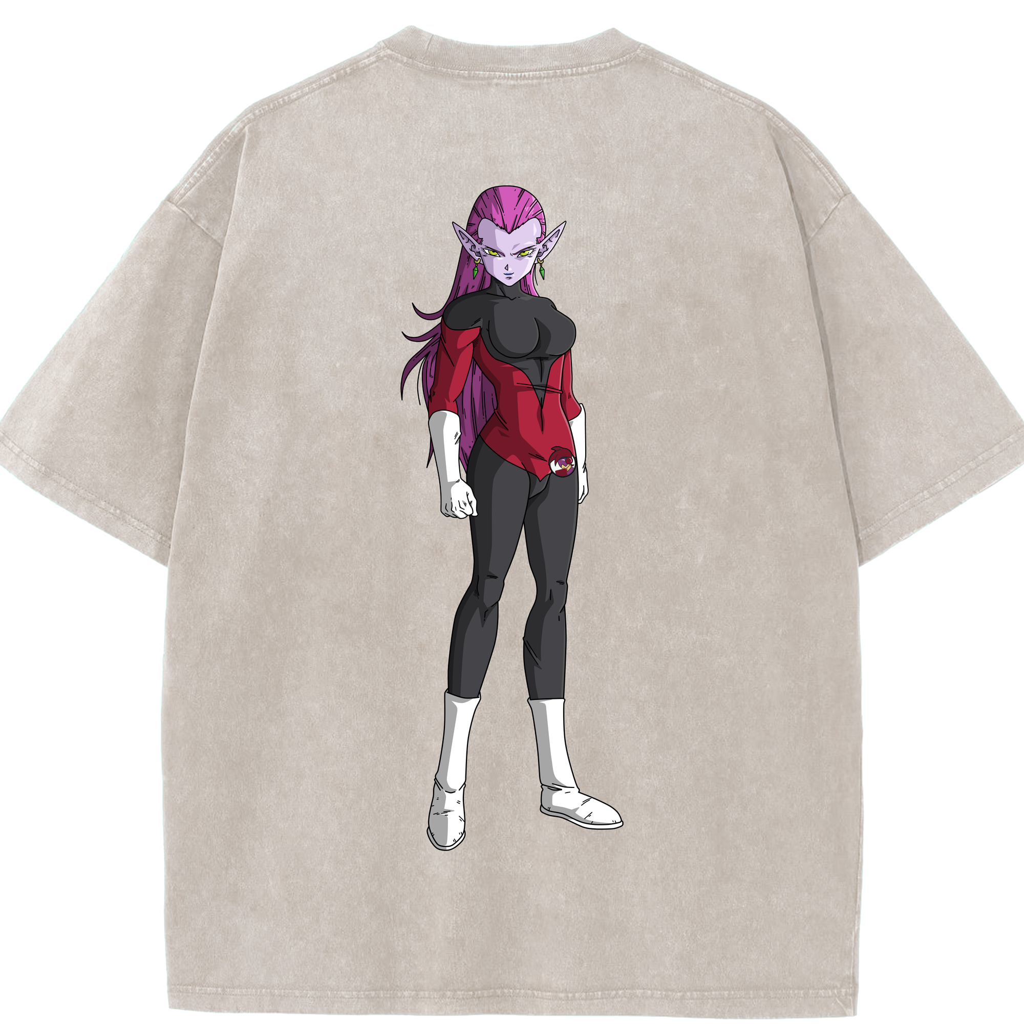 （画像用） ドラゴンボール DRAGON BALL 綿100% ヴィンテージ風 半袖Tシャツ（背面プリント）