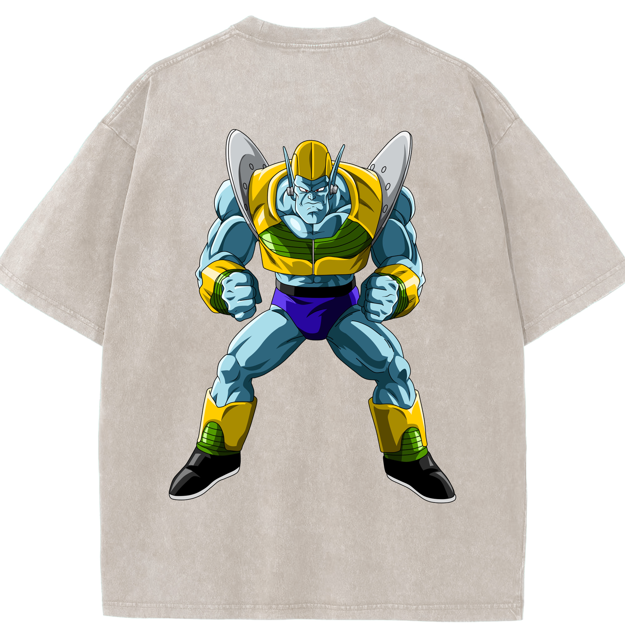 （画像用） ドラゴンボール DRAGON BALL 綿100% ヴィンテージ風 半袖Tシャツ（背面プリント）