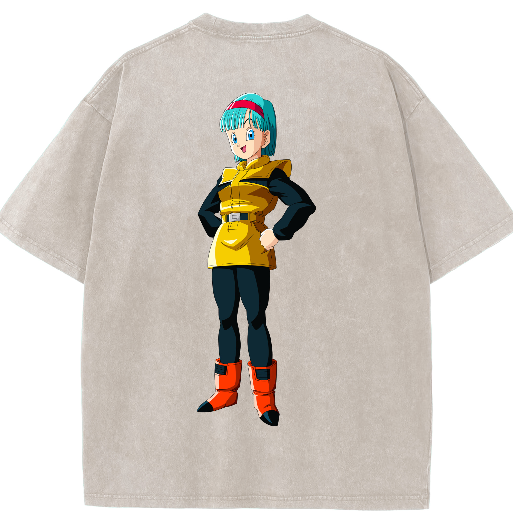 （画像用） ドラゴンボール DRAGON BALL 綿100% ヴィンテージ風 半袖Tシャツ（背面プリント）