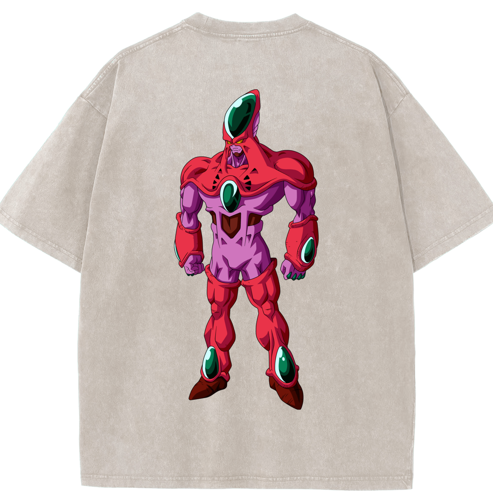 （画像用） ドラゴンボール DRAGON BALL 綿100% ヴィンテージ風 半袖Tシャツ（背面プリント）