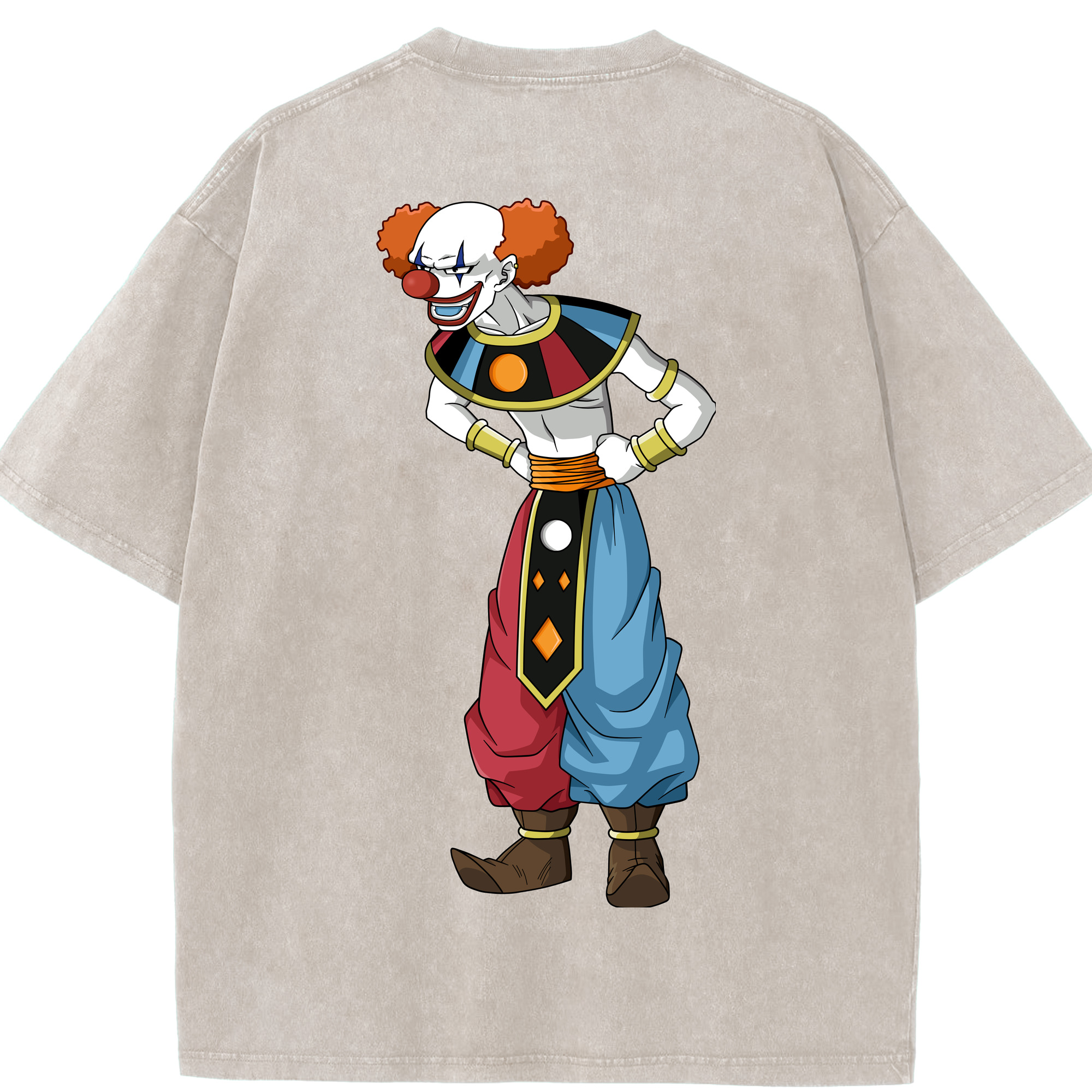 （画像用） ドラゴンボール DRAGON BALL 綿100% ヴィンテージ風 半袖Tシャツ（背面プリント）