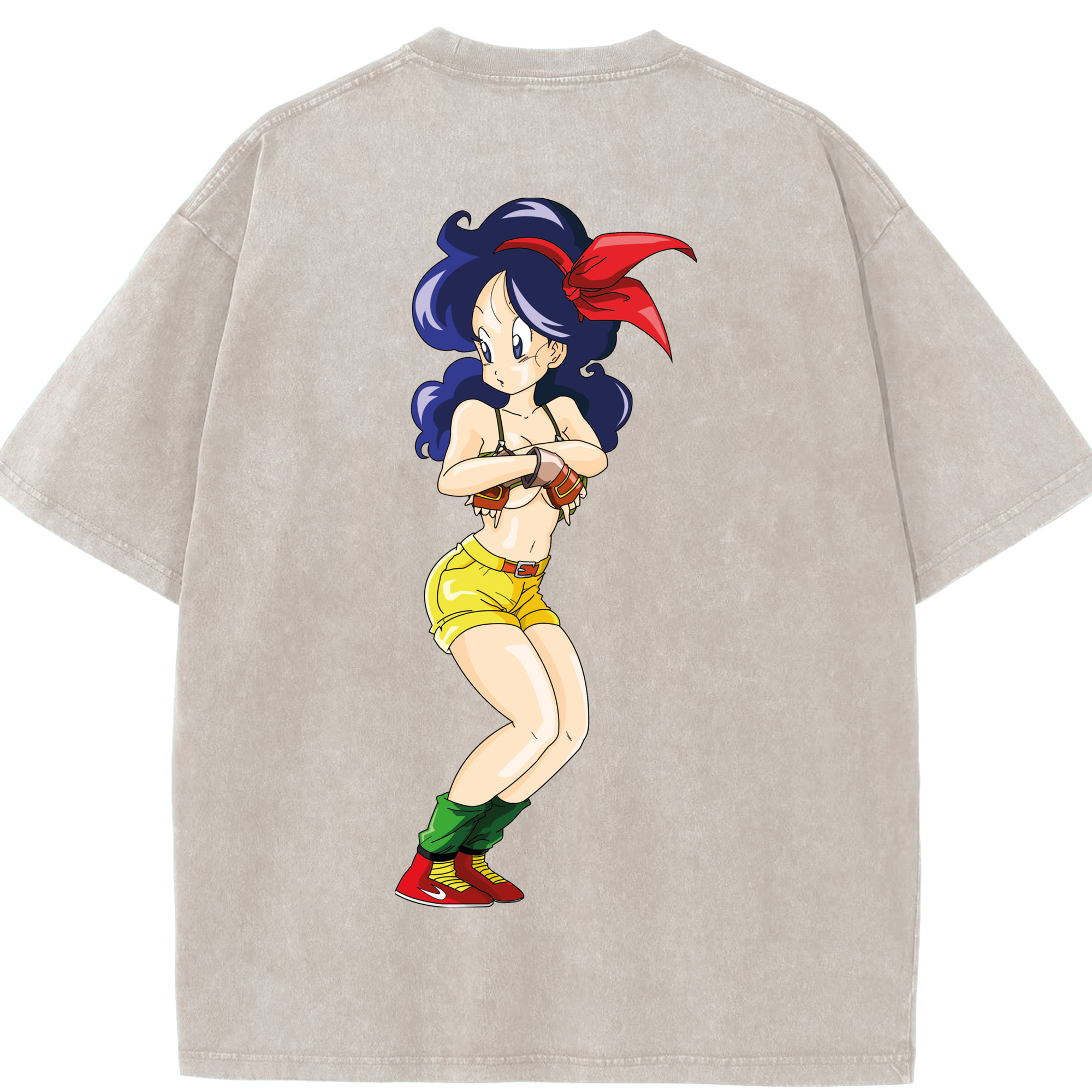 （画像用） ドラゴンボール DRAGON BALL 綿100% ヴィンテージ風 半袖Tシャツ（背面プリント）