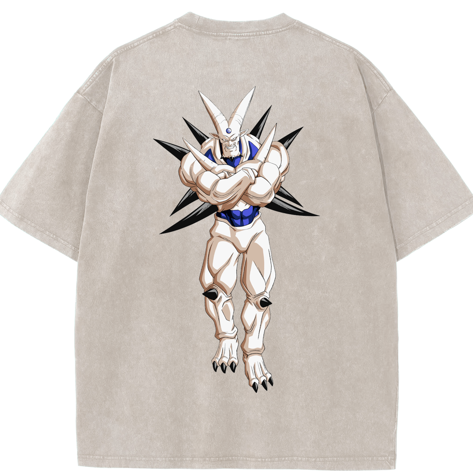 （画像用） ドラゴンボール DRAGON BALL 綿100% ヴィンテージ風 半袖Tシャツ（背面プリント）